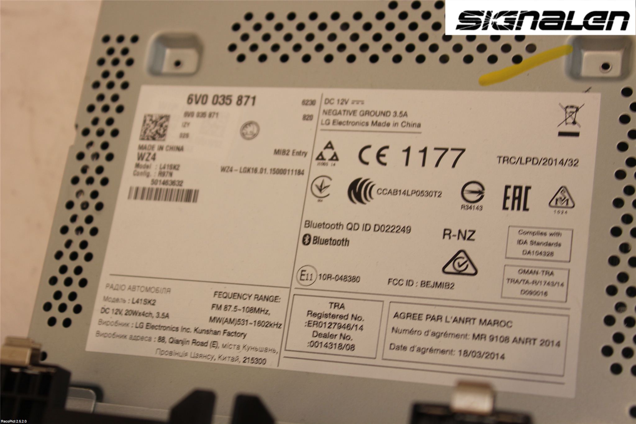 Skoda FABIA 07-14 Radio