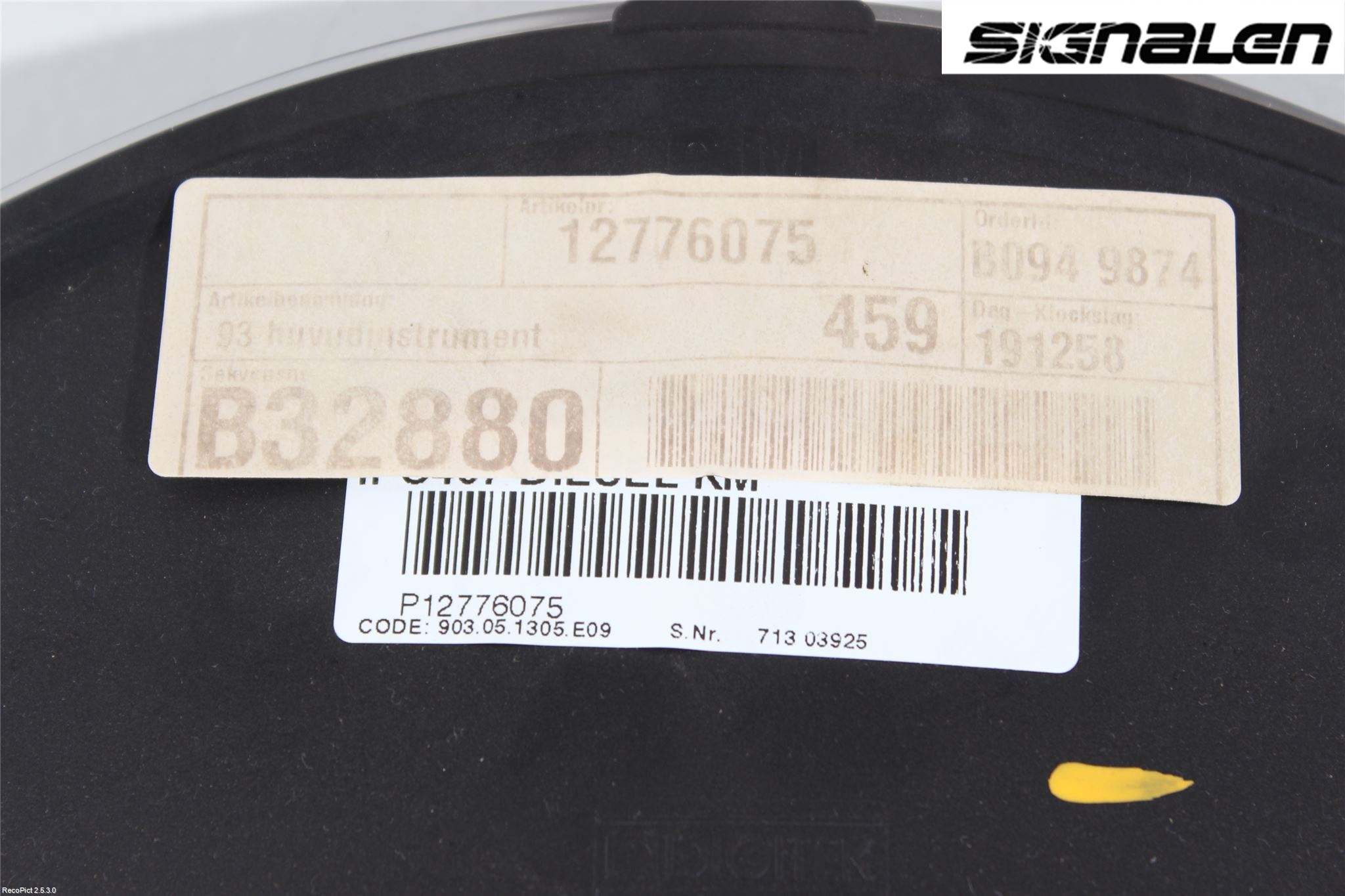 Saab 9-3 VER 2 Instrument Komb