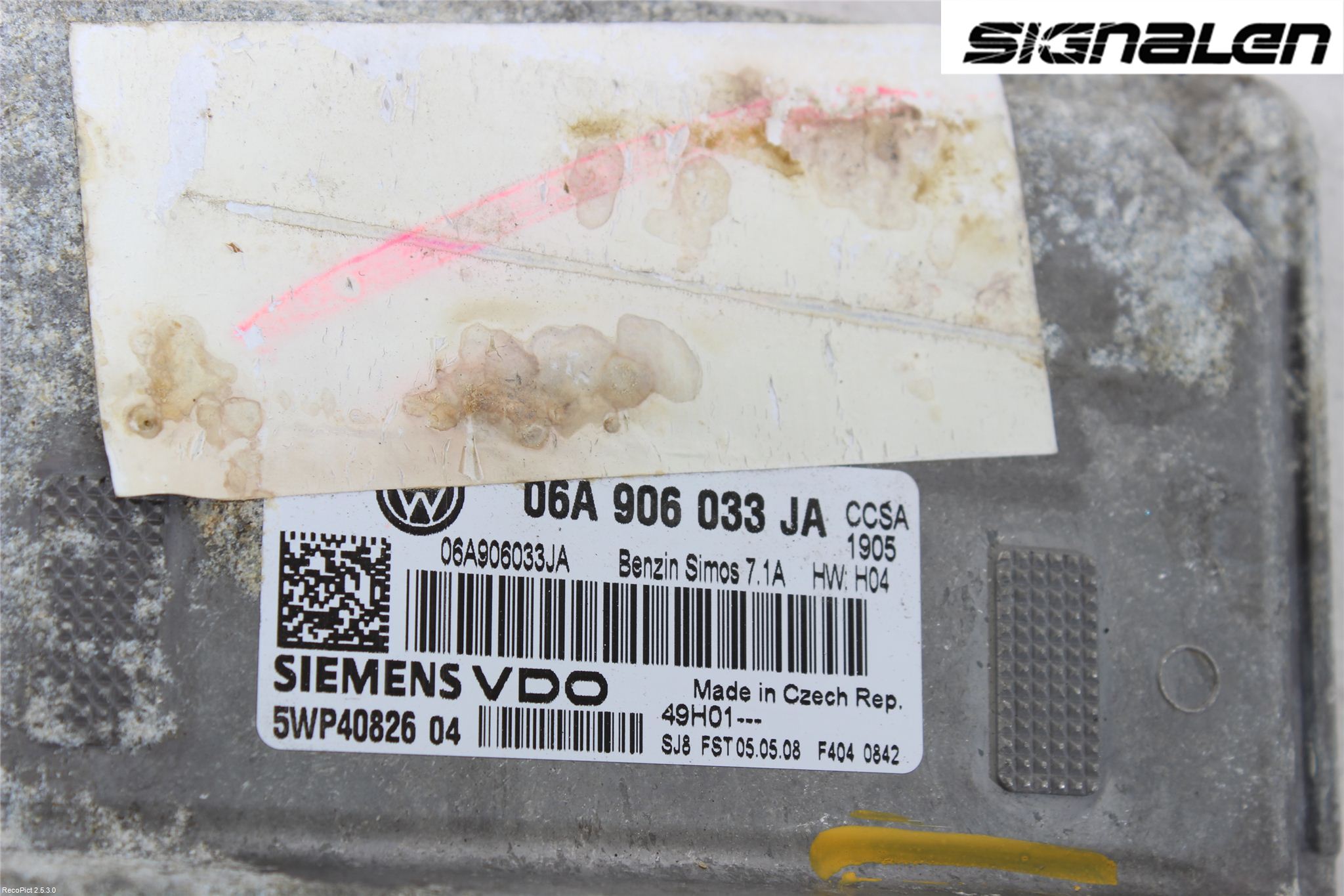 Volkswagen VW GOLF V 04-09 Styrenhet Insprut Bensin