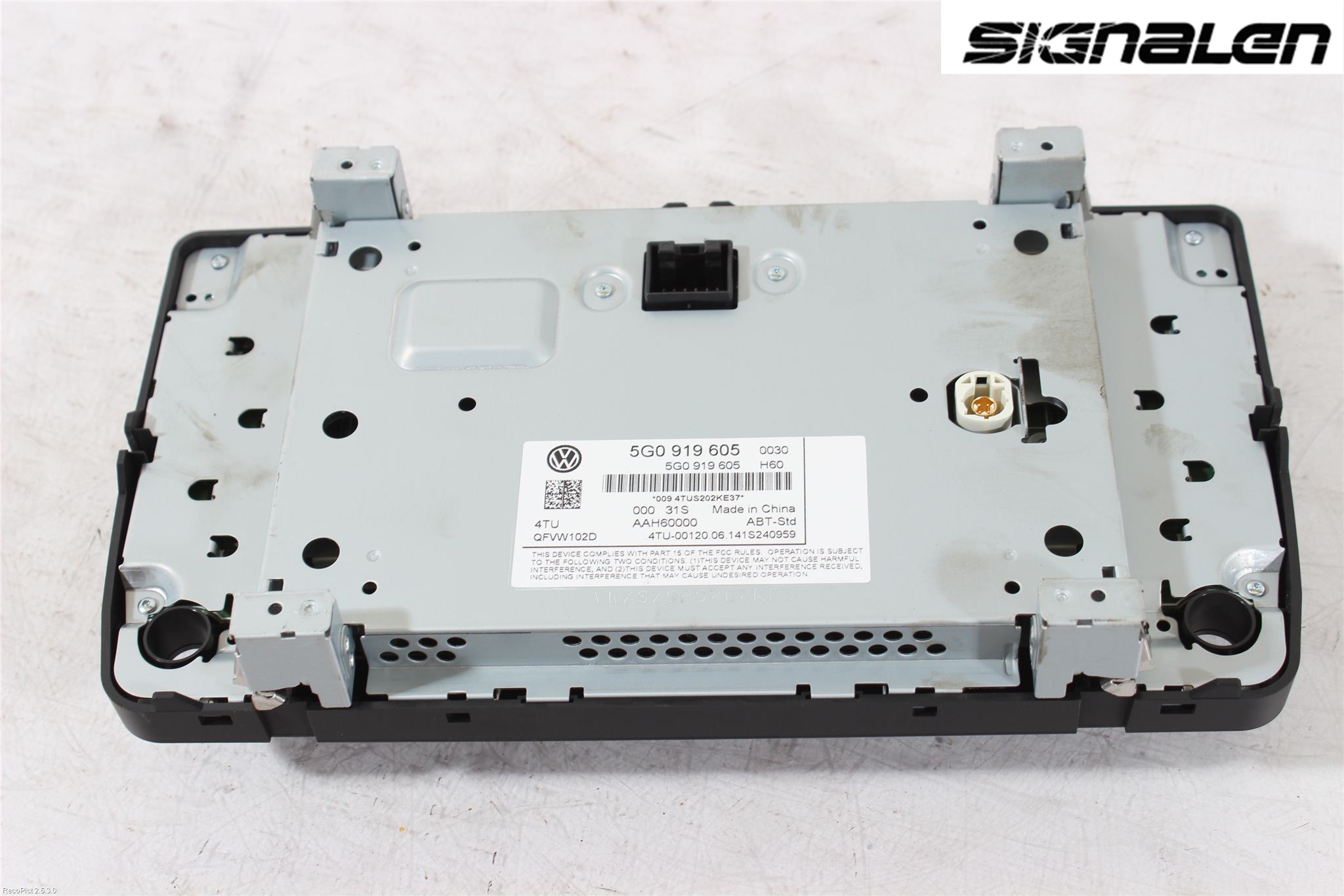 Volkswagen VW GOLF / E-GOLF VII 13-20 Multifunktionsdisplay