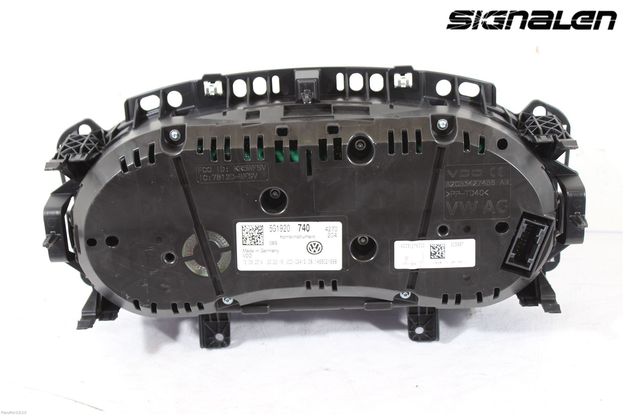 Volkswagen VW GOLF / E-GOLF VII 13-20 Instrument Komb