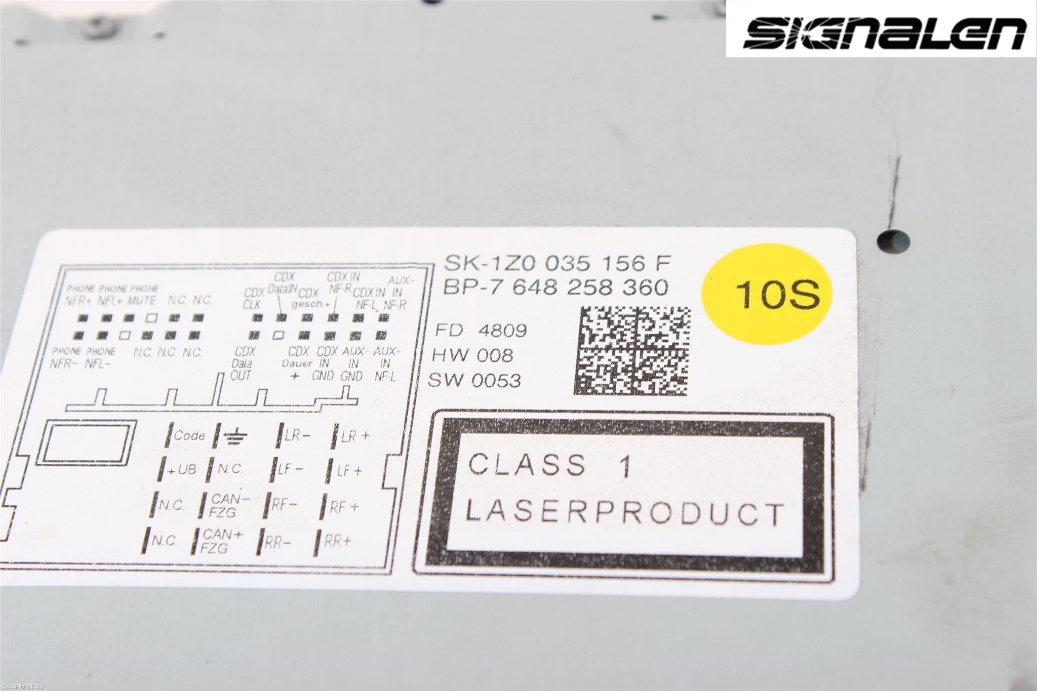 Skoda OCTAVIA (1Z) 05-13 Radio