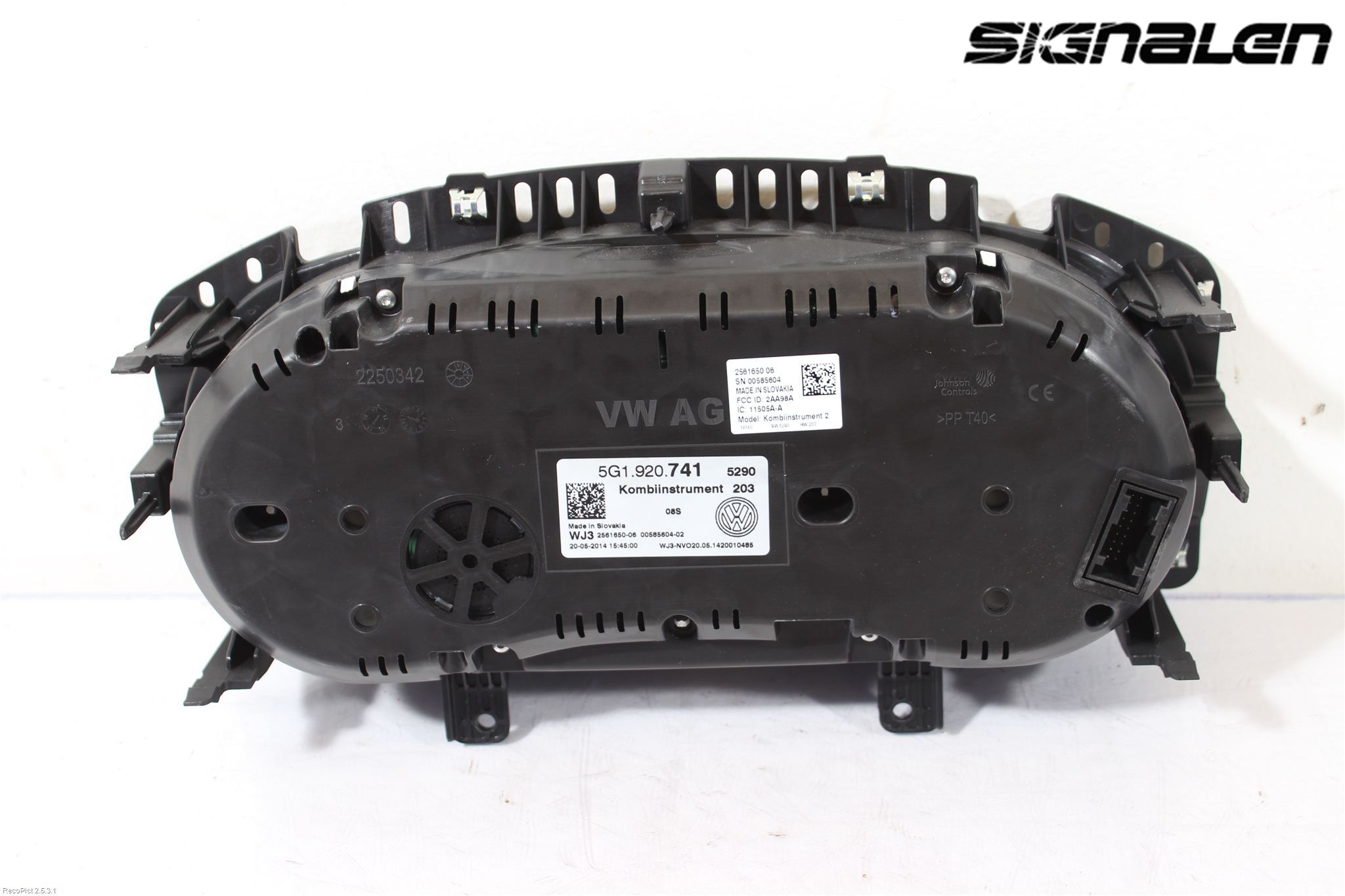 Volkswagen VW GOLF / E-GOLF VII 13-20 Instrument Komb