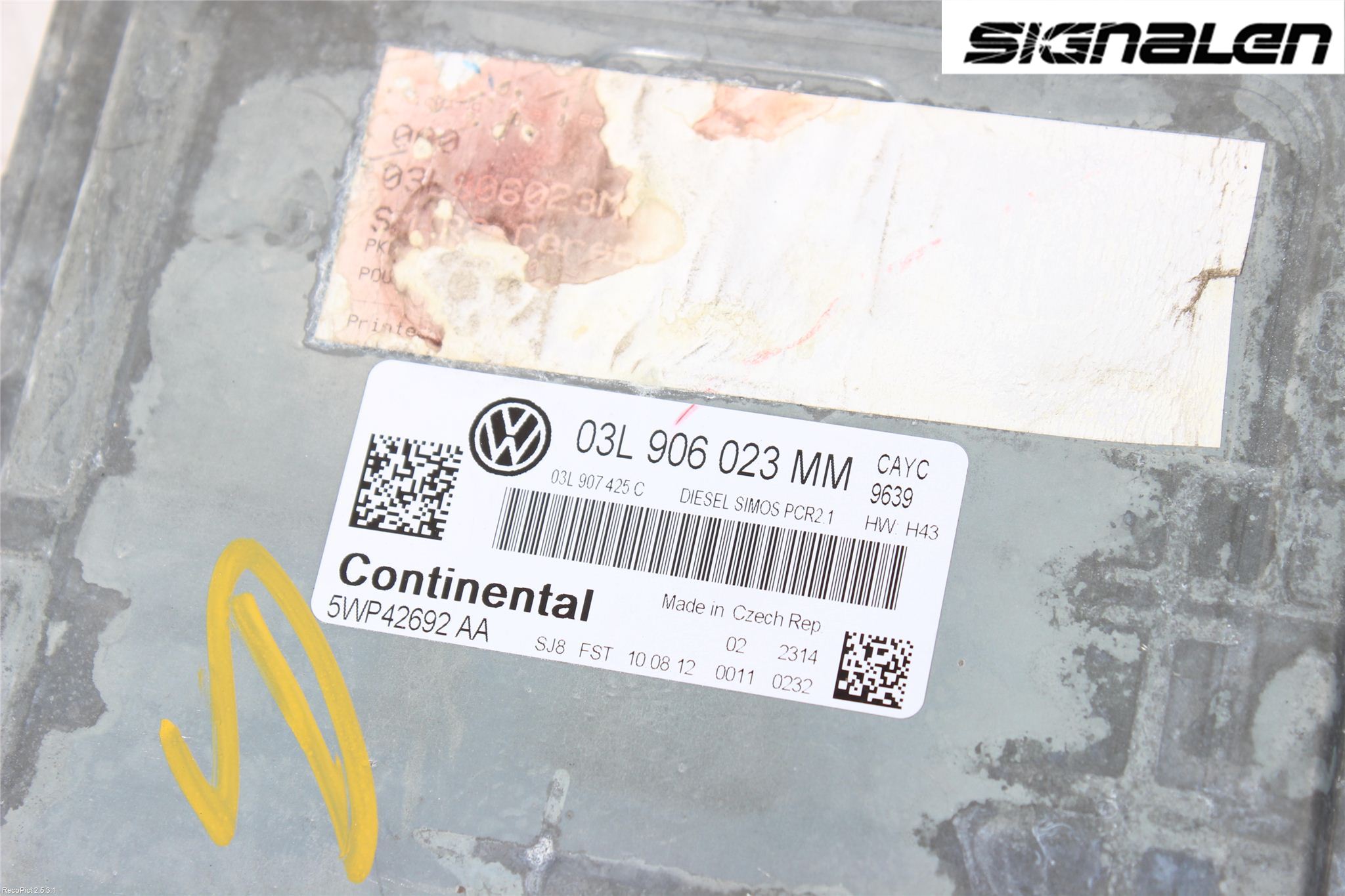 Volkswagen VW GOLF VI 09-13 Styrenhet Insprut Bensin