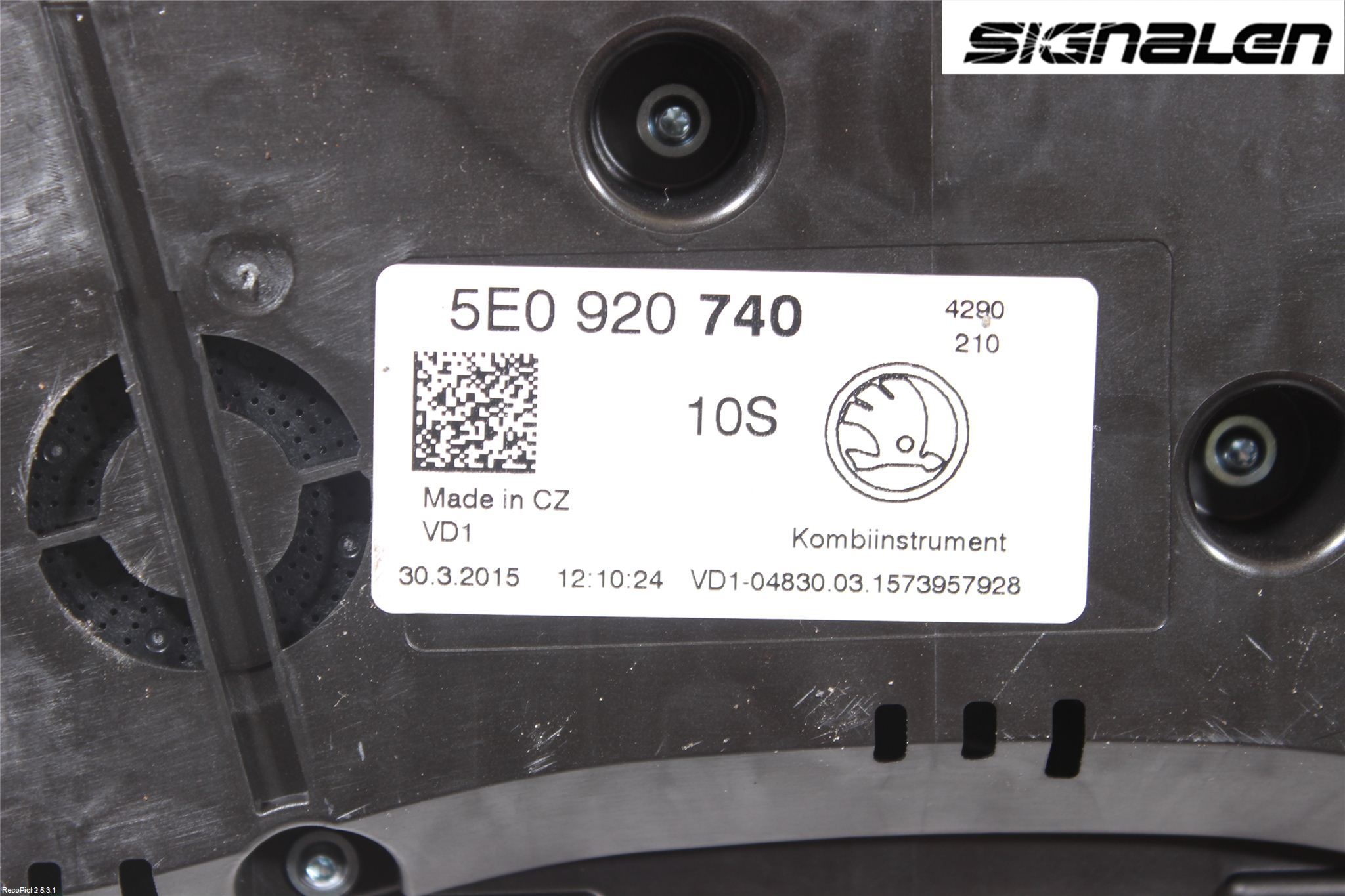 Skoda OCTAVIA (5E) 13-20 Instrument Komb