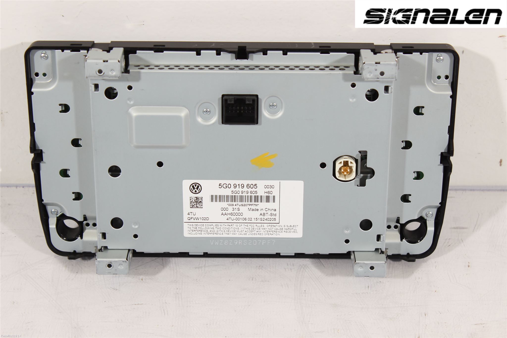 Volkswagen VW GOLF / E-GOLF VII 13-20 Multifunktionsdisplay