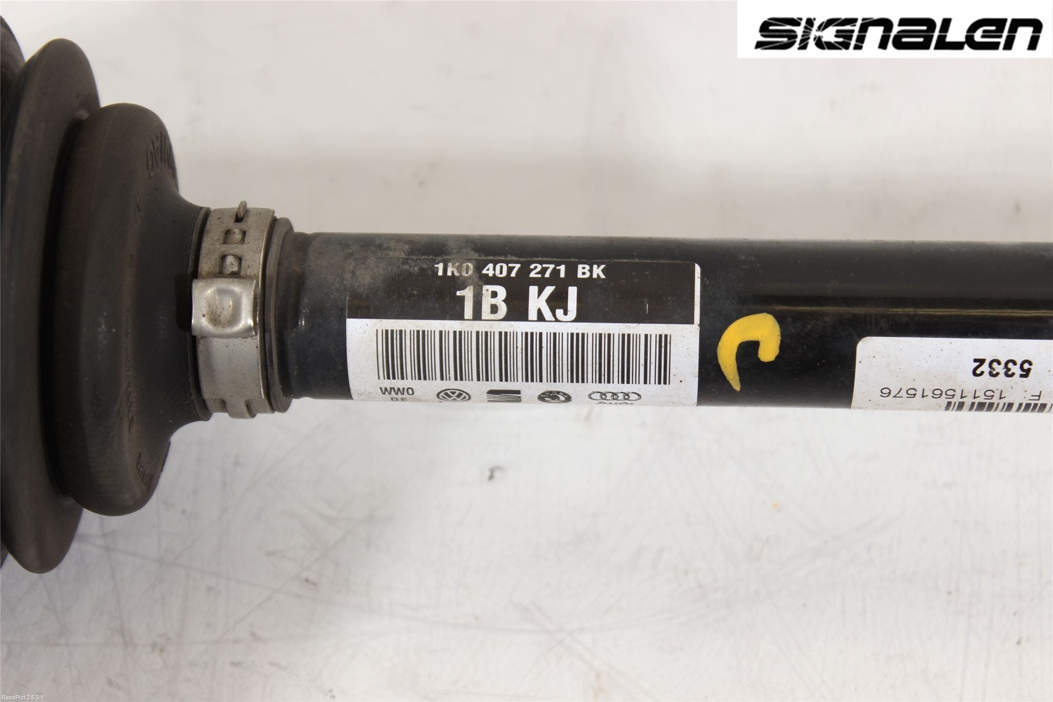 Volkswagen VW GOLF / E-GOLF VII 13-20 Drivaxel Fram Vänster