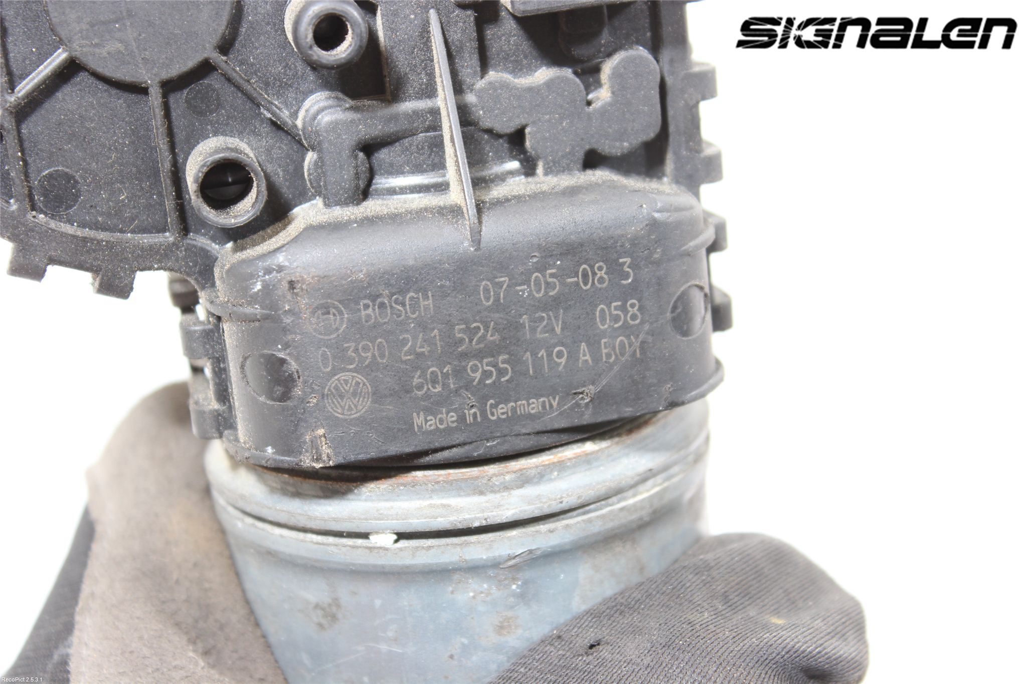 Volkswagen VW POLO 05-09 Torkarmotor Vindruta