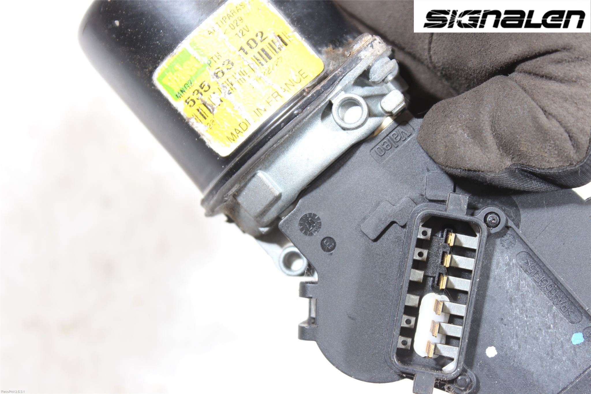 Renault KANGOO I 03-08 Torkarmotor Vindruta