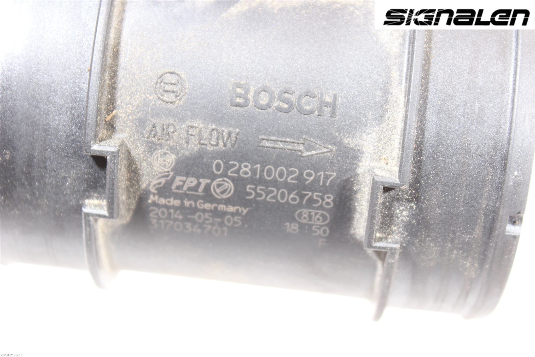 Fiat FREEMONT Injluftmassamätare