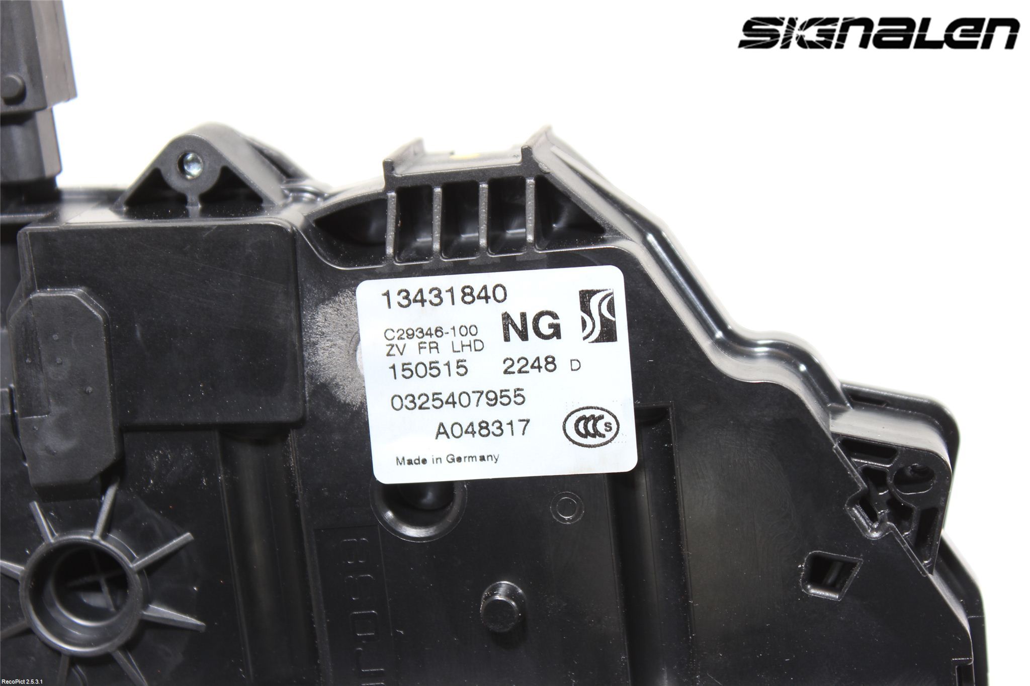 Opel CORSA E 15-19 Låskista-Dörrlås