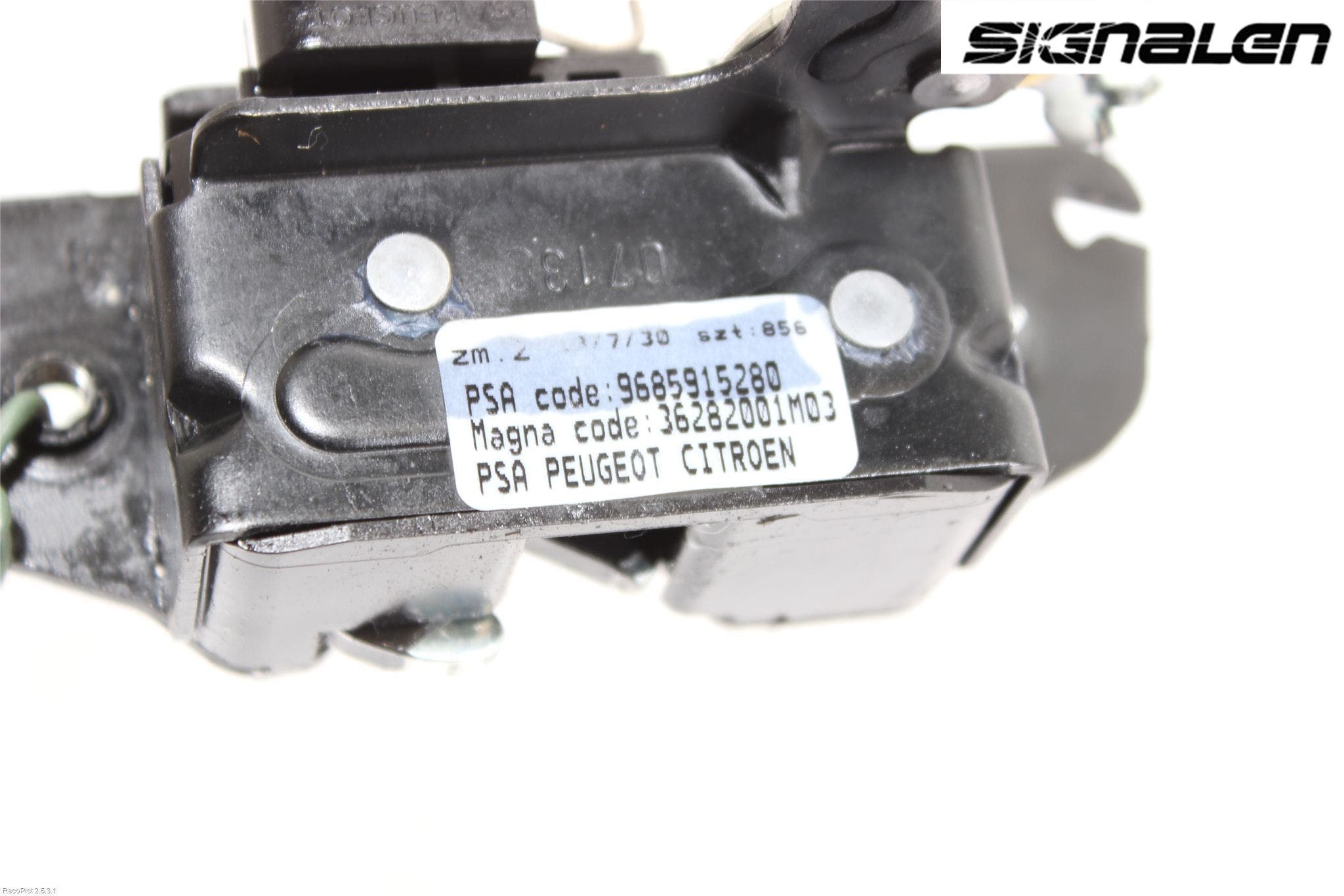 Peugeot 3008 09-16 Låskista Baklucka