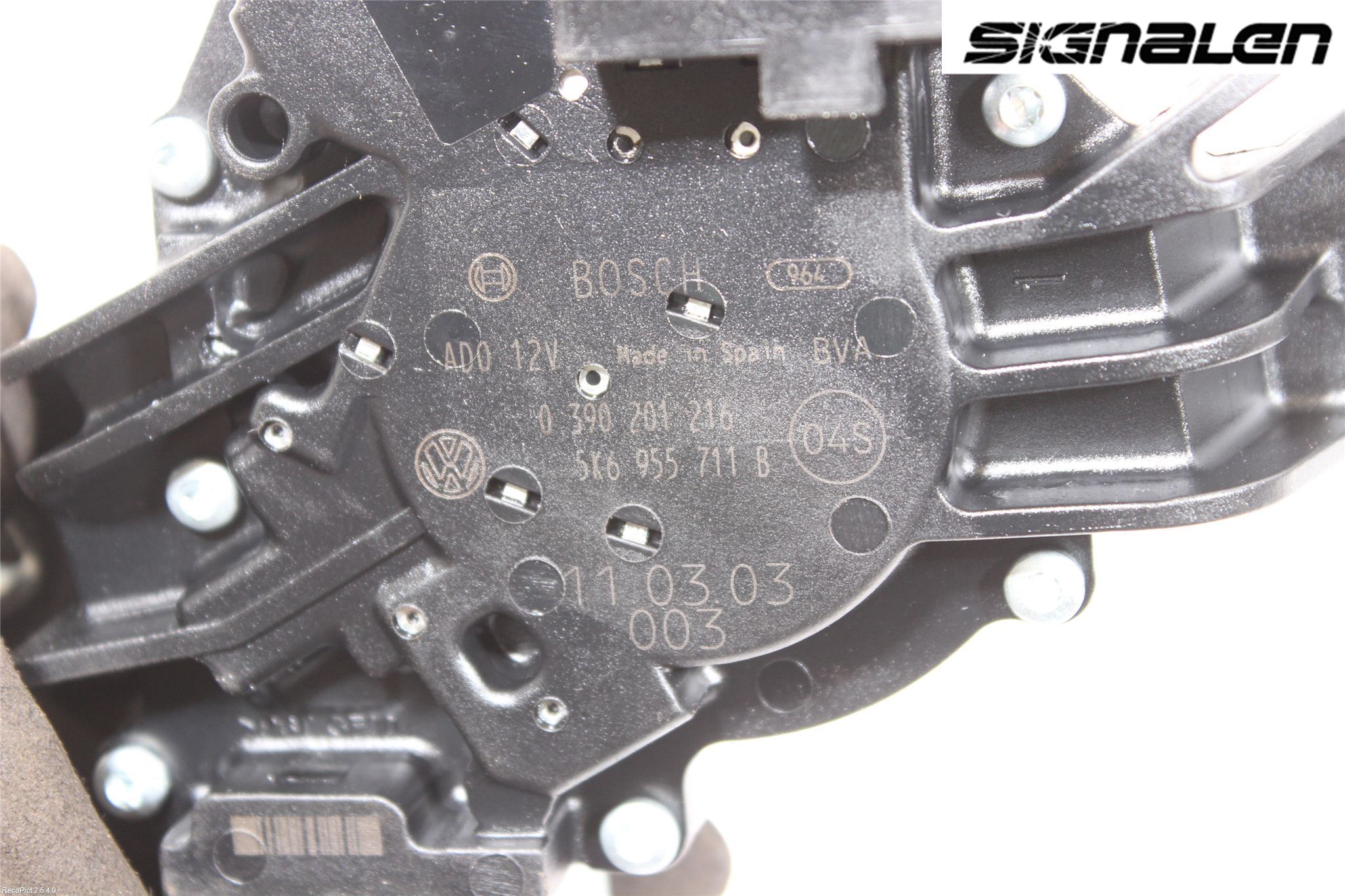 Volkswagen VW GOLF VI 09-13 Torkarmotor Baklucka