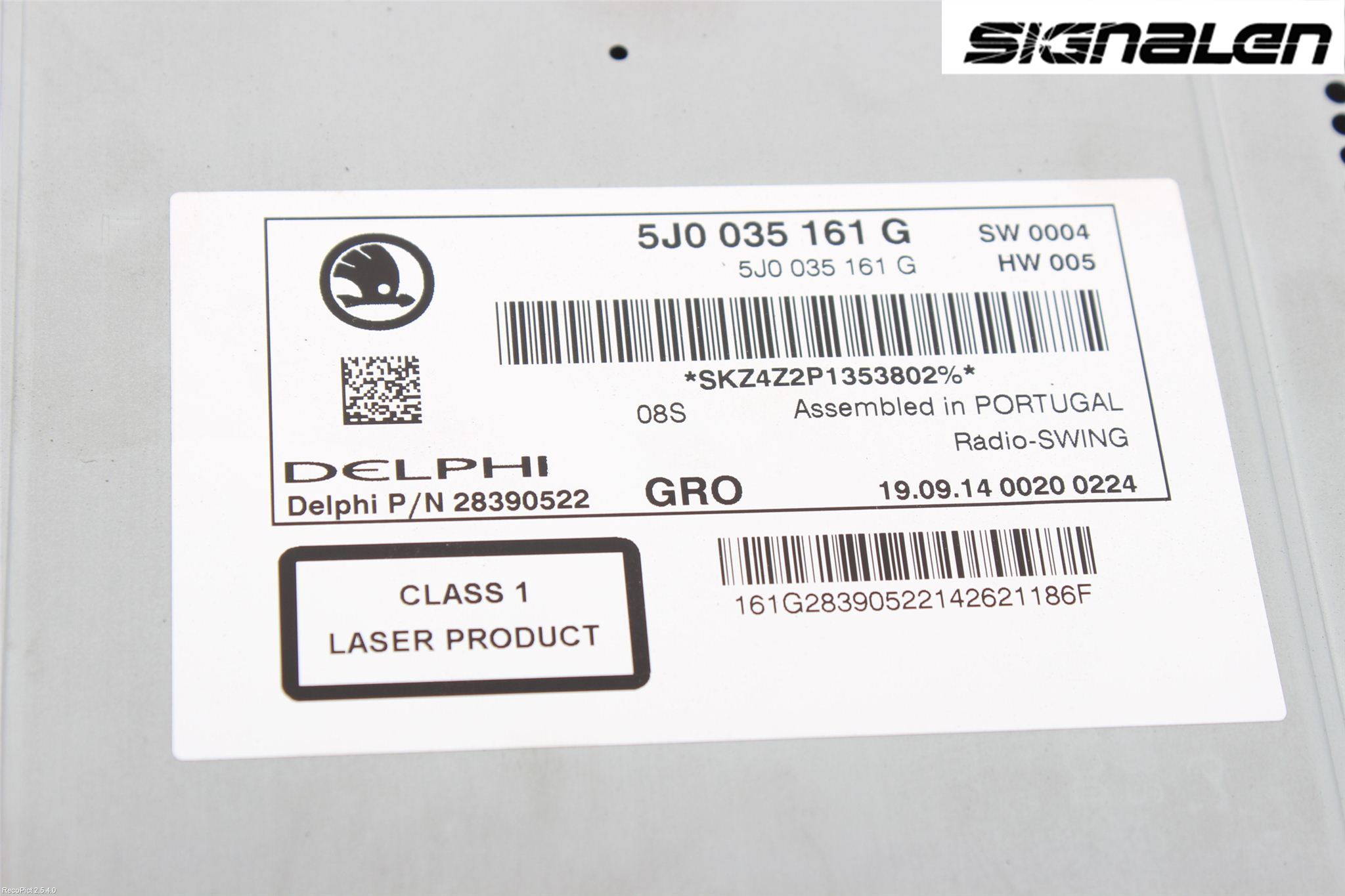 Skoda FABIA 07-14 Radio