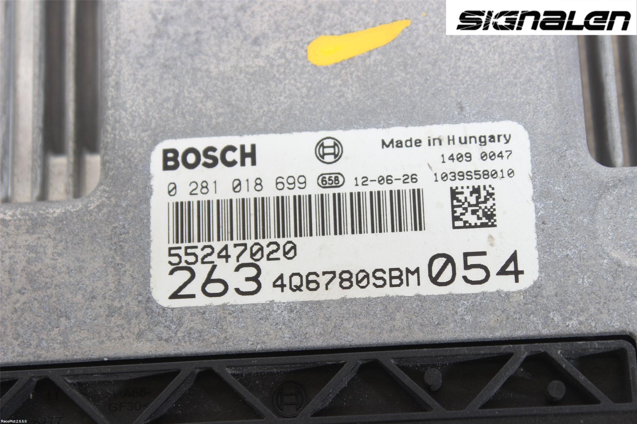 Opel COMBO D 12-18 Styrenhet Insprut Bensin