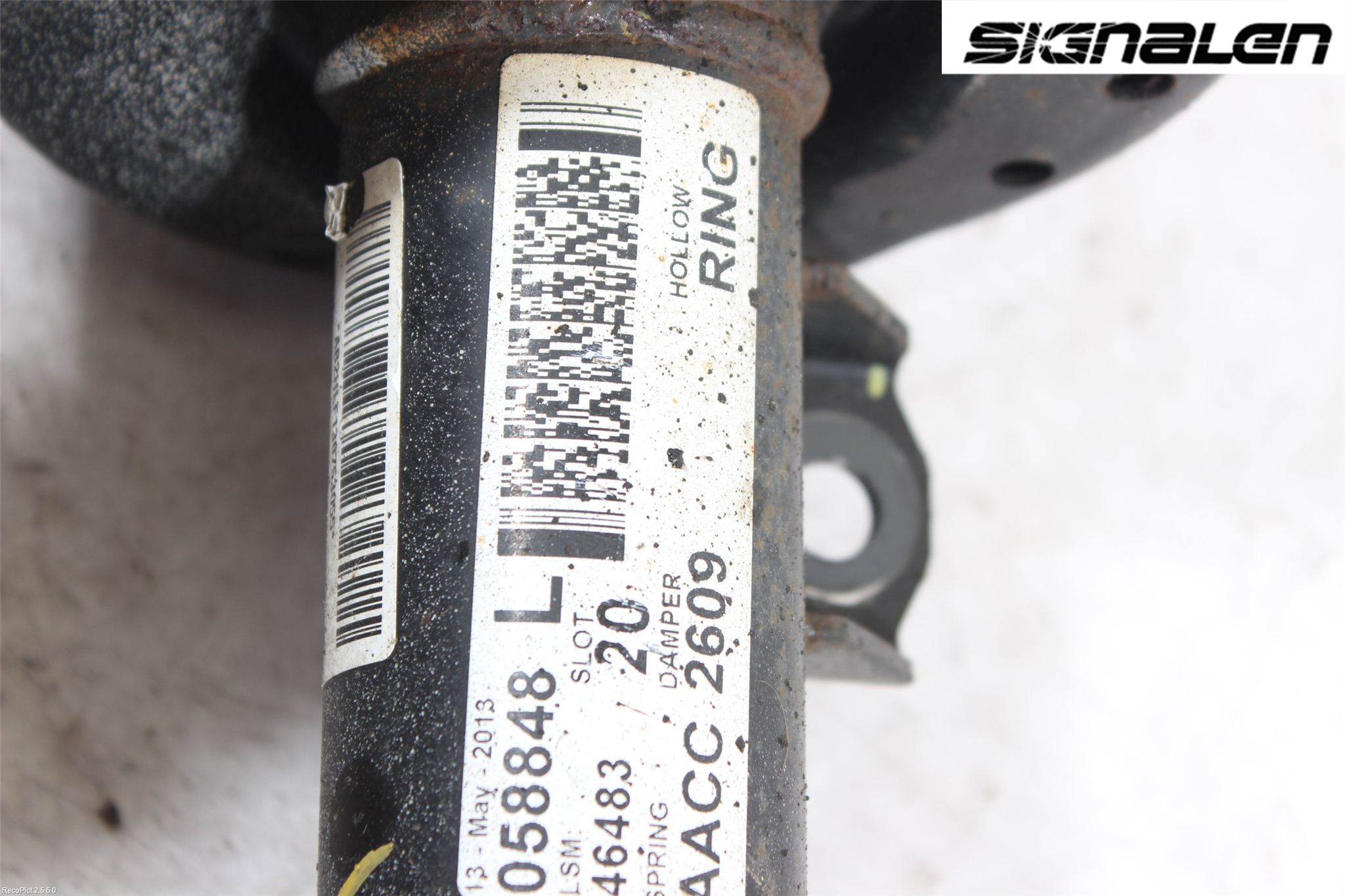 Opel ASTRA J 10-15 Fjäderben Fram Vänster