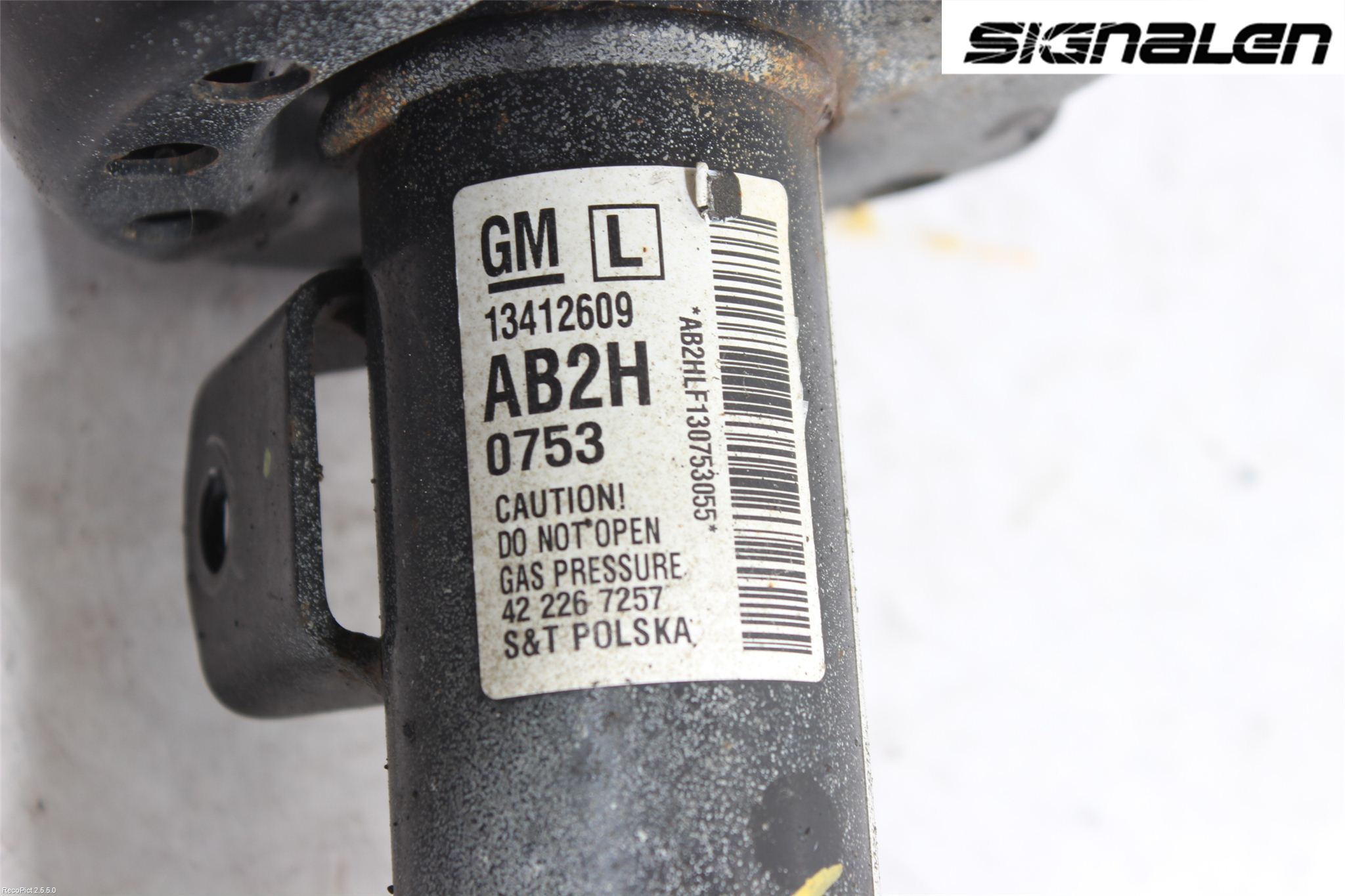 Opel ASTRA J 10-15 Fjäderben Fram Vänster
