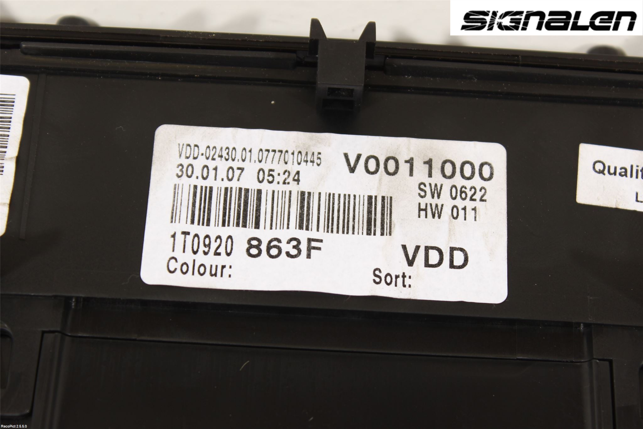 Volkswagen VW TOURAN 03-10 Instrument Komb