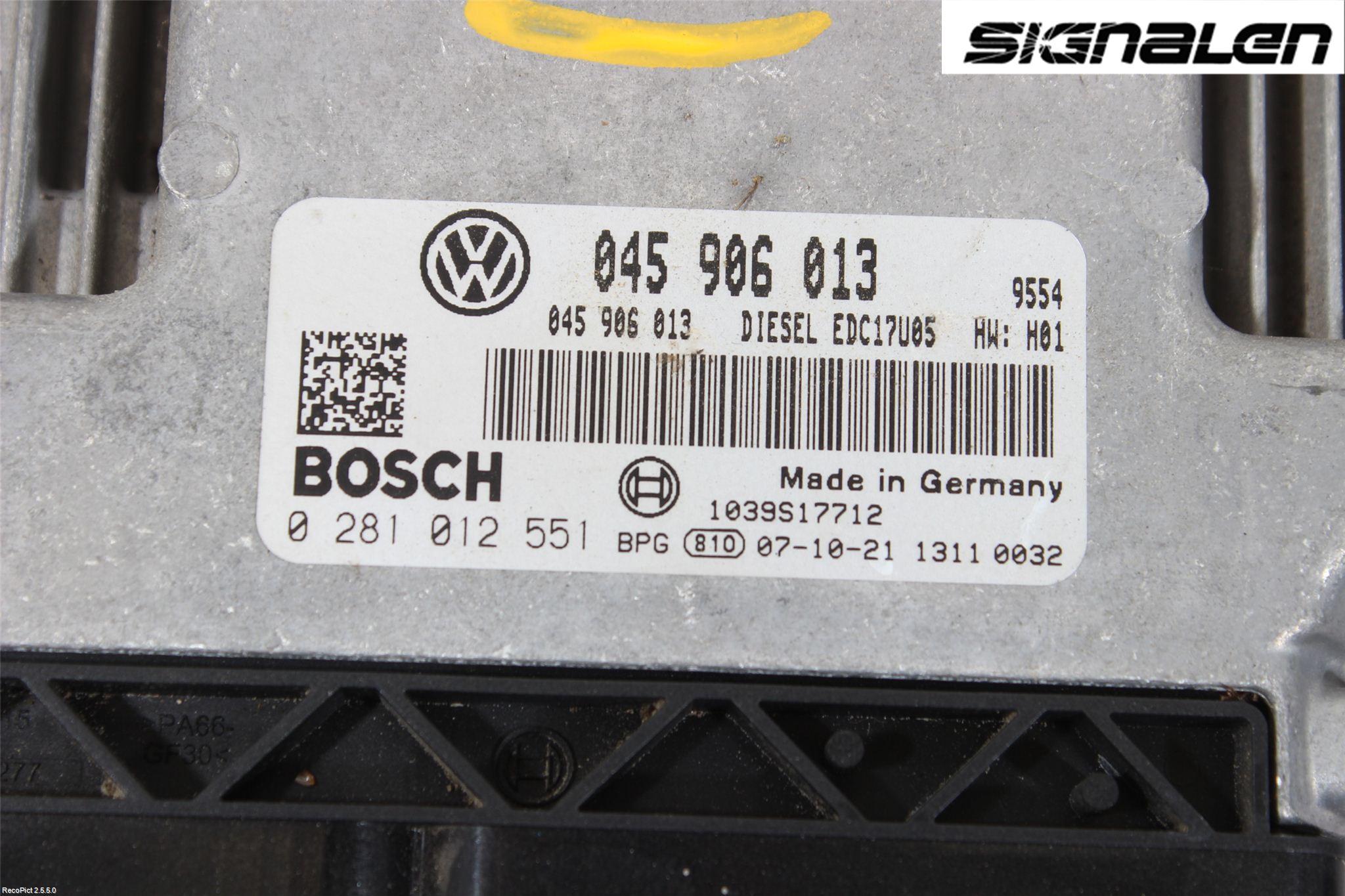 Volkswagen VW POLO 05-09 Styrenhet Insprut Bensin