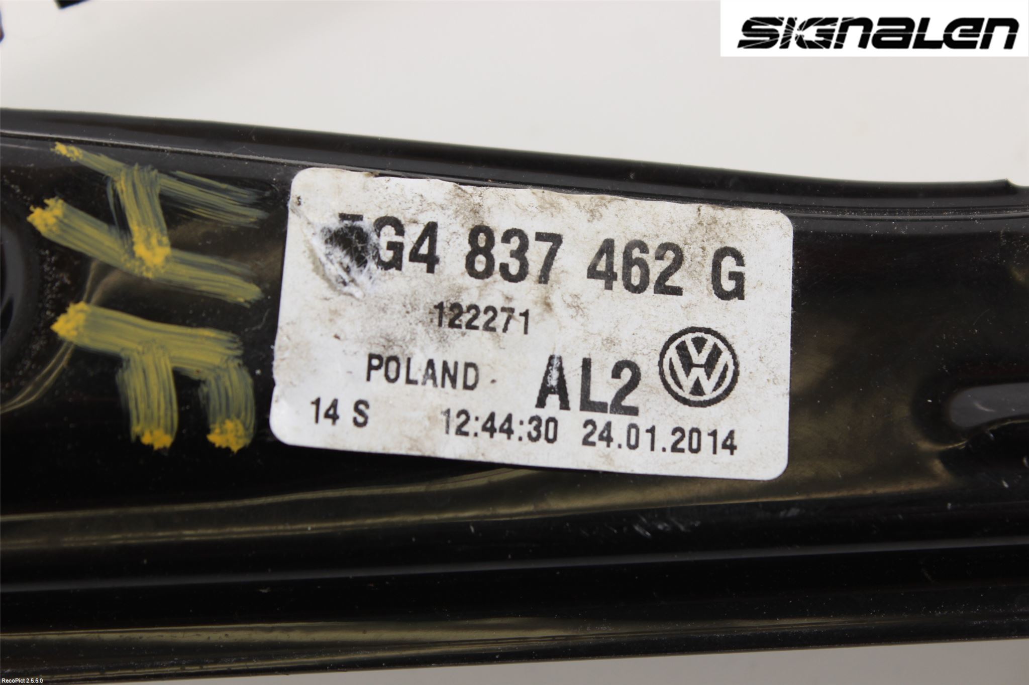 Volkswagen VW GOLF / E-GOLF VII 13-20 Fönsterhissmekanism