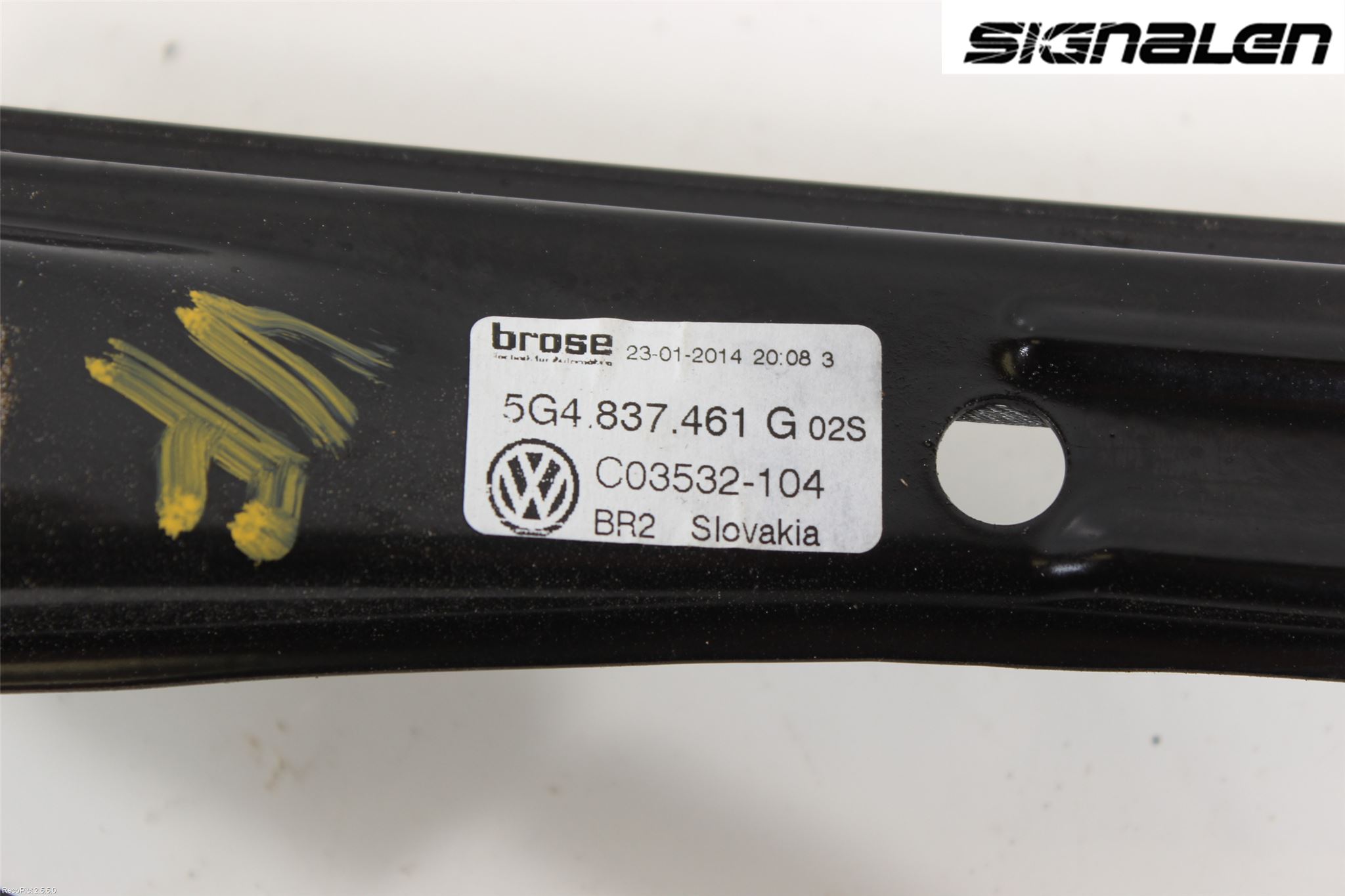 Volkswagen VW GOLF / E-GOLF VII 13-20 Fönsterhissmekanism