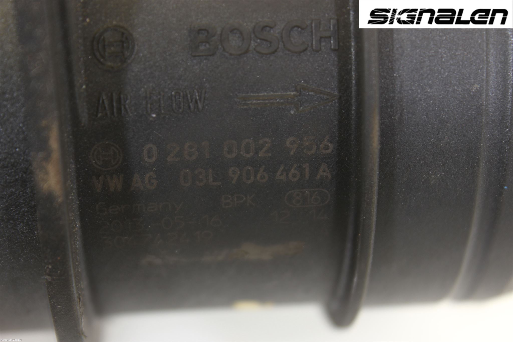 Volkswagen VW PASSAT 11-14 Injluftmassamätare