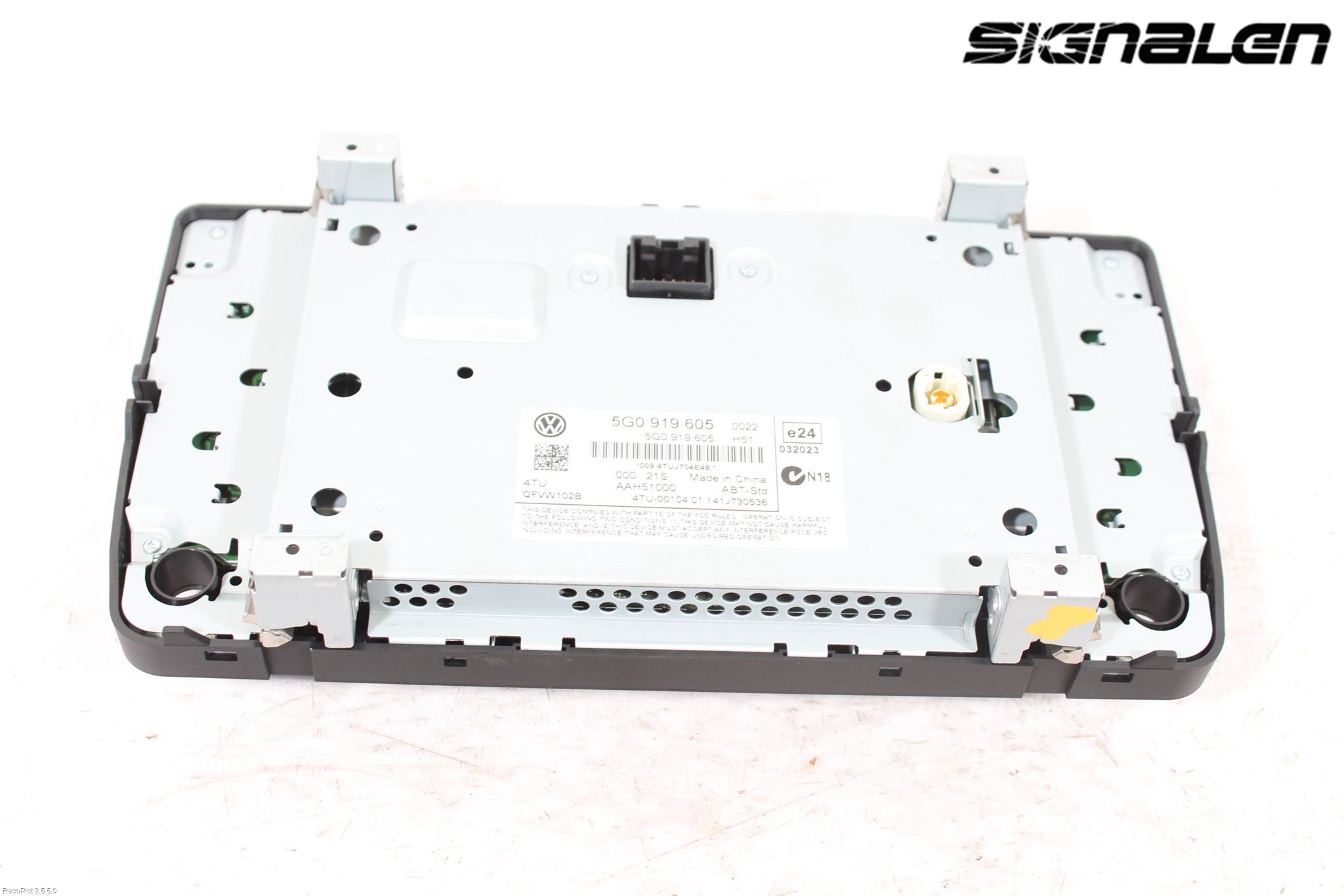 Volkswagen VW GOLF / E-GOLF VII 13-20 Multifunktionsdisplay