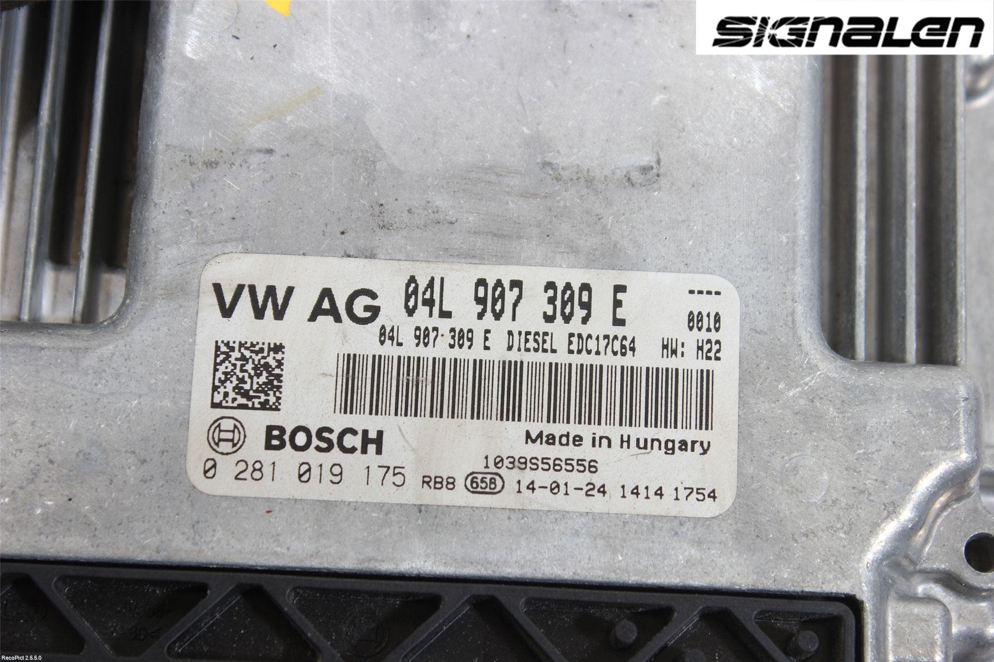 Volkswagen VW GOLF / E-GOLF VII 13-20 Styrenhet Insprut Bensin