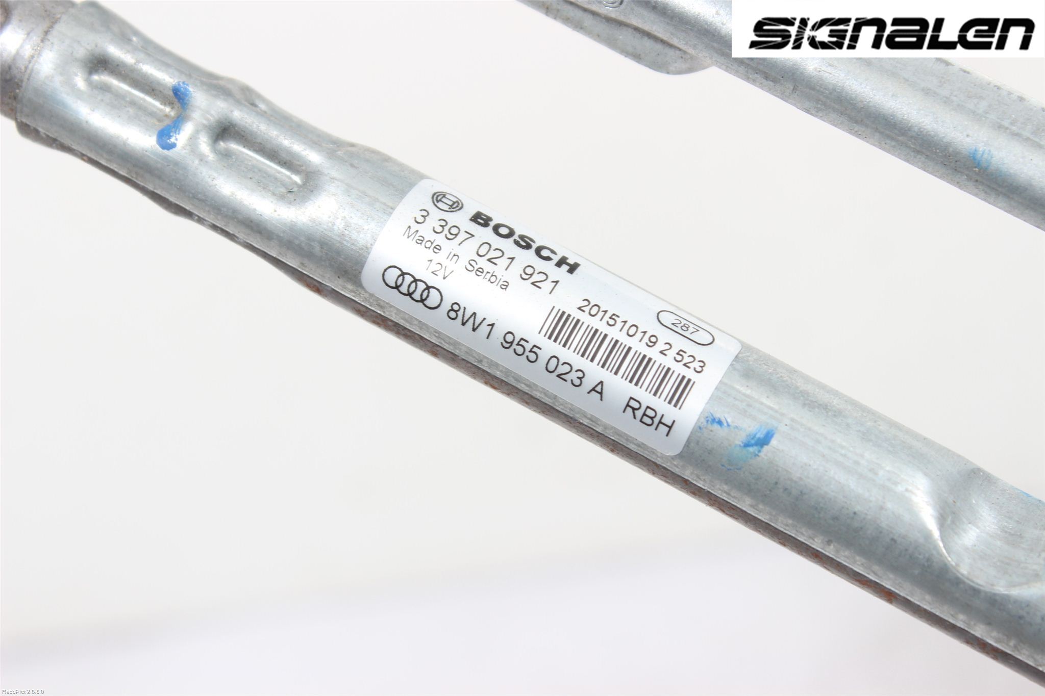 Audi A4/S4 B9 16-19 Torkarmekanism Vindruta