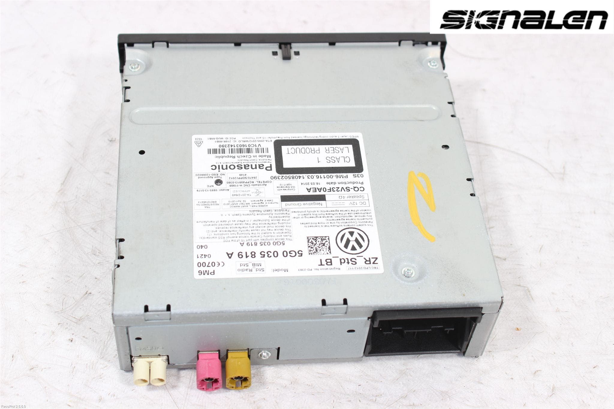 Volkswagen VW GOLF / E-GOLF VII 13-20 Radio