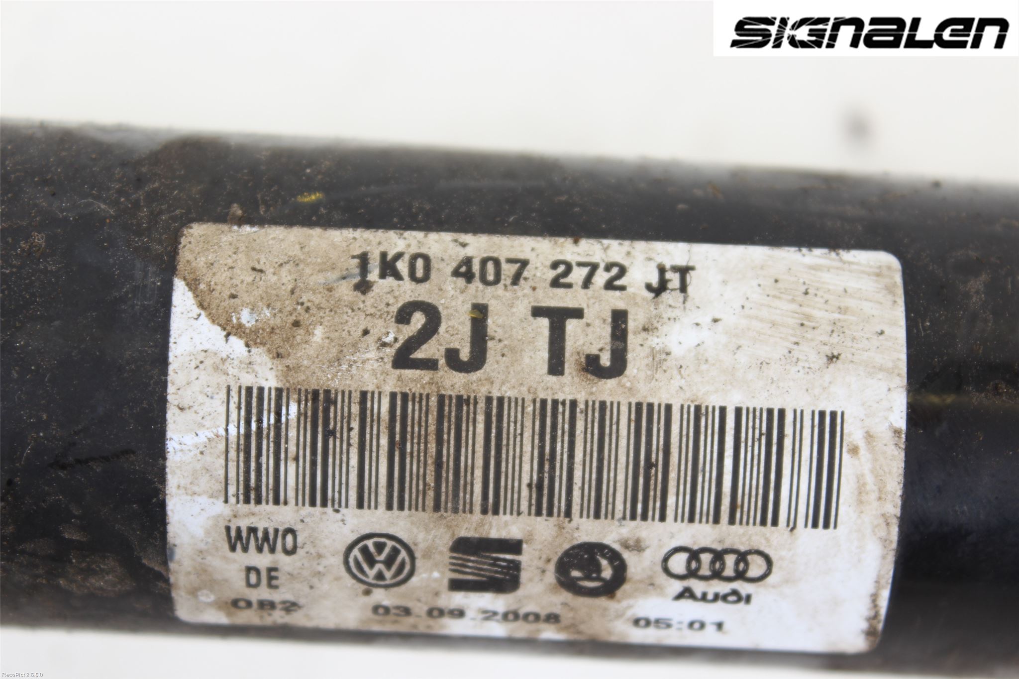 Volkswagen VW GOLF V 04-09 Drivaxel Fram Höger