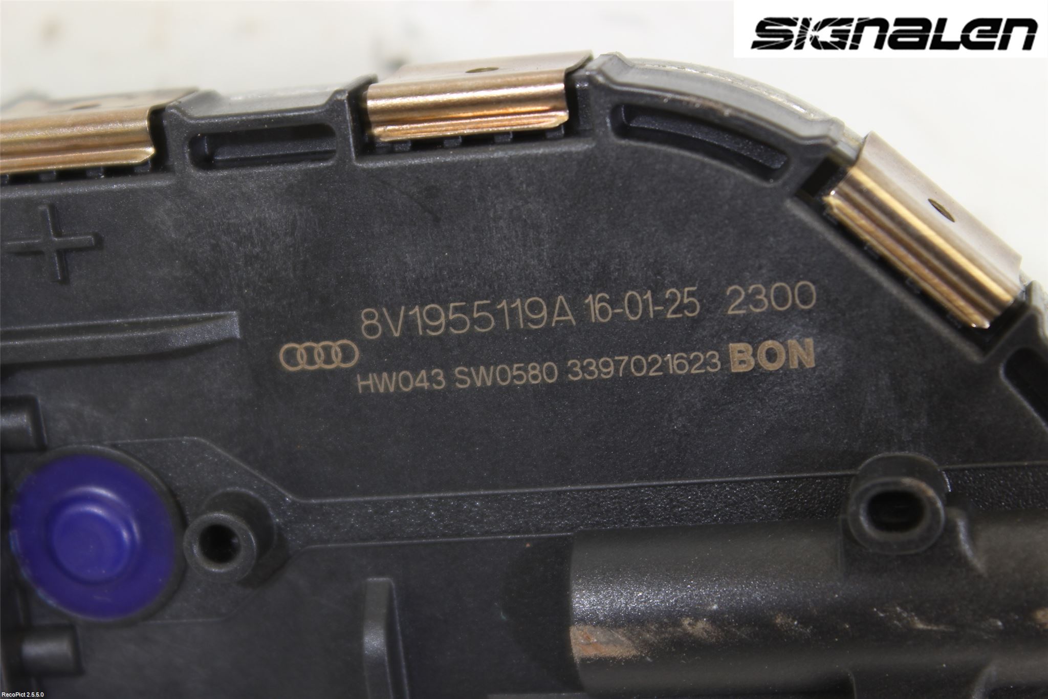 Audi A3/S3 8V 13-20 Torkarmotor Vindruta