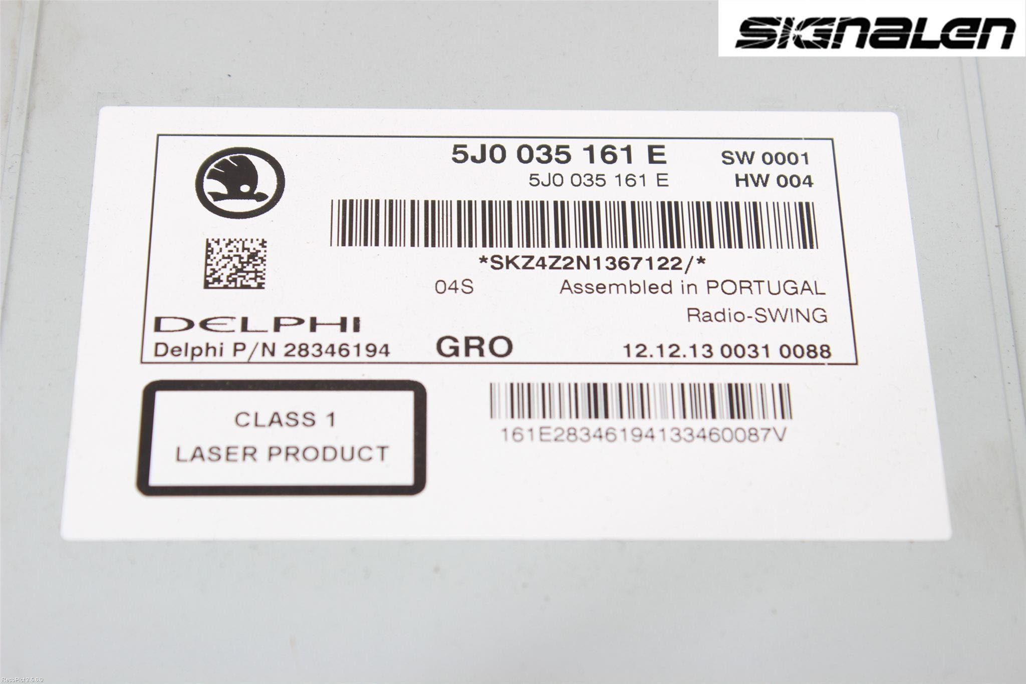 Skoda RAPID Radio