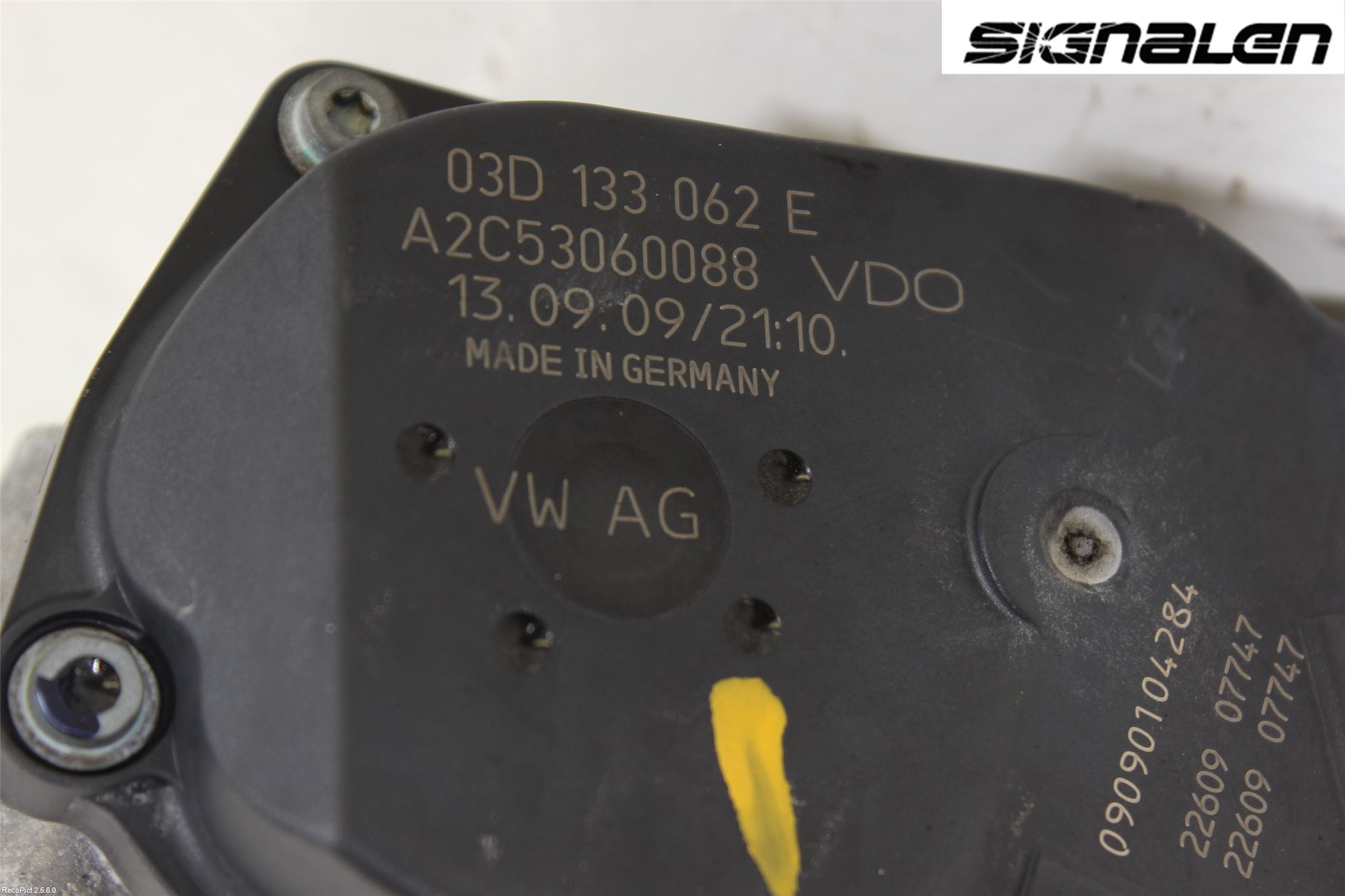 Skoda FABIA 07-14 Injspjällhus