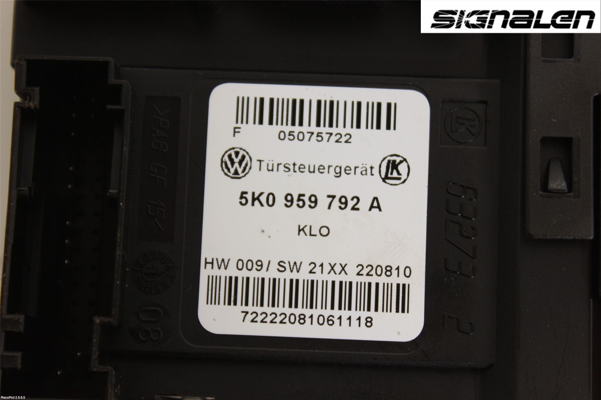 Volkswagen VW GOLF PLUS/CROSS GOLF 04-14 Fönsterhissmotor