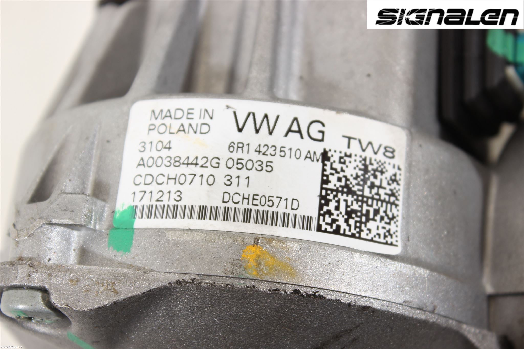 Skoda RAPID Rattaxelagg Med Inb Servo