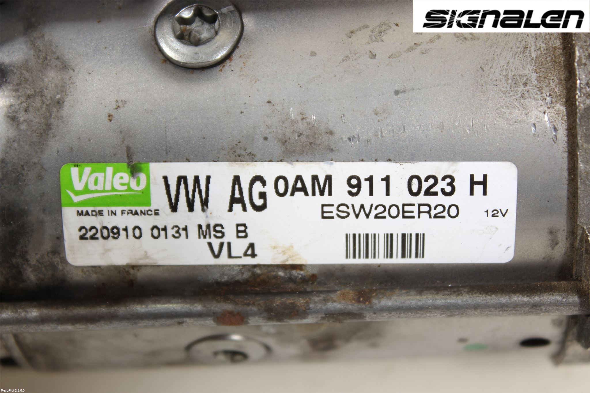 Volkswagen VW GOLF PLUS/CROSS GOLF 04-14 Startmotor Diesel