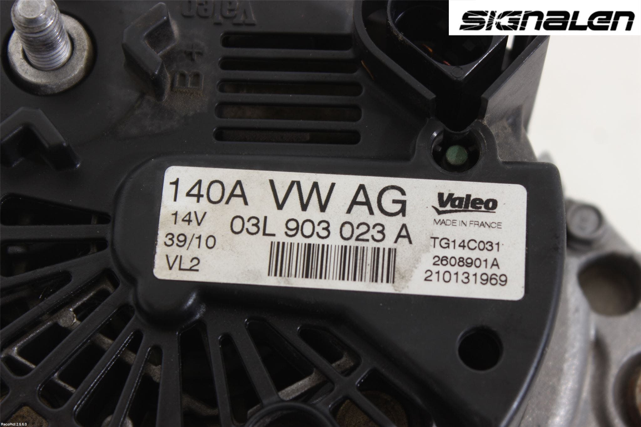 Volkswagen VW GOLF PLUS/CROSS GOLF 04-14 Generator