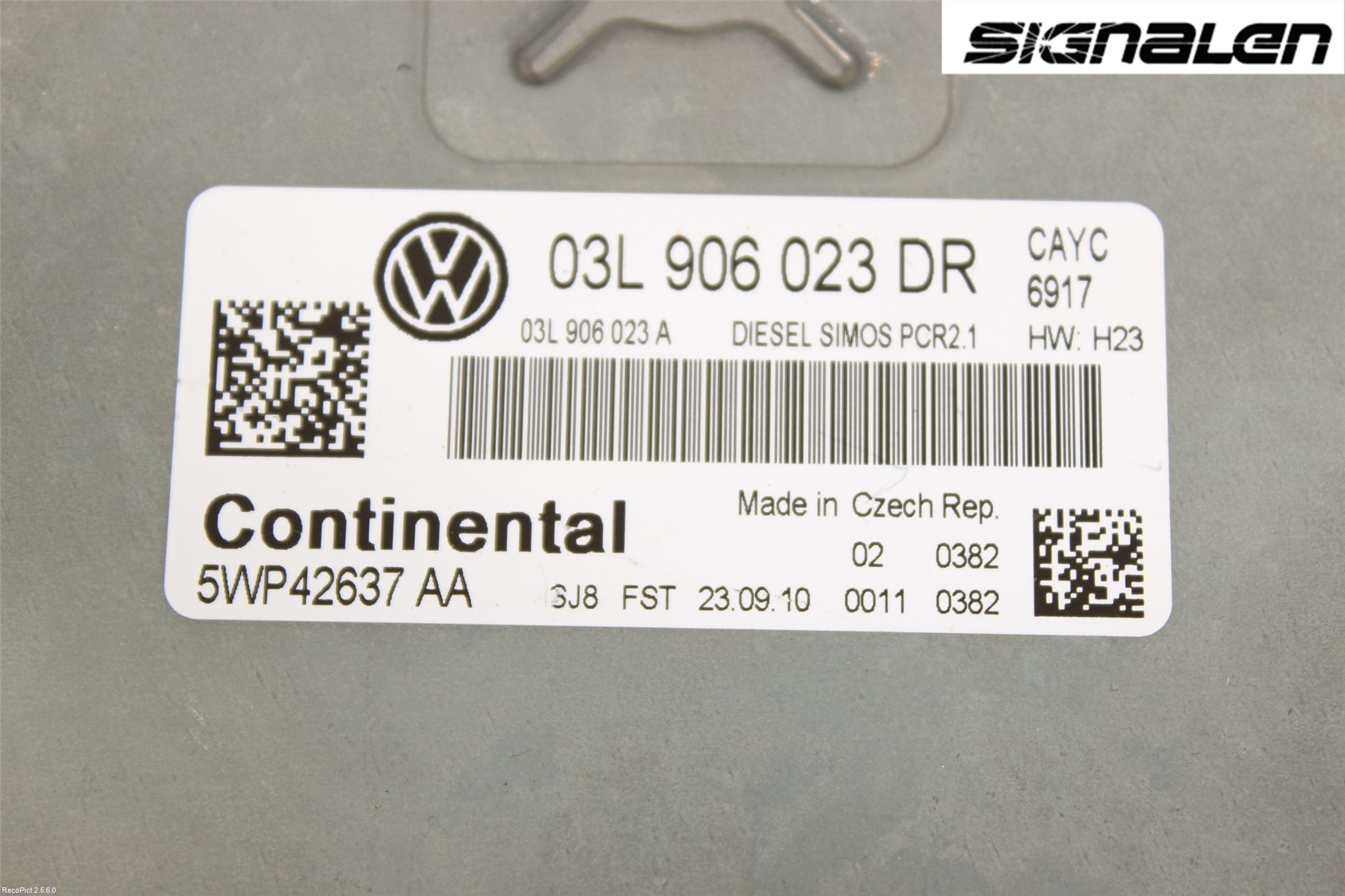 Volkswagen VW GOLF PLUS/CROSS GOLF 04-14 Styrenhet Insprut Bensin