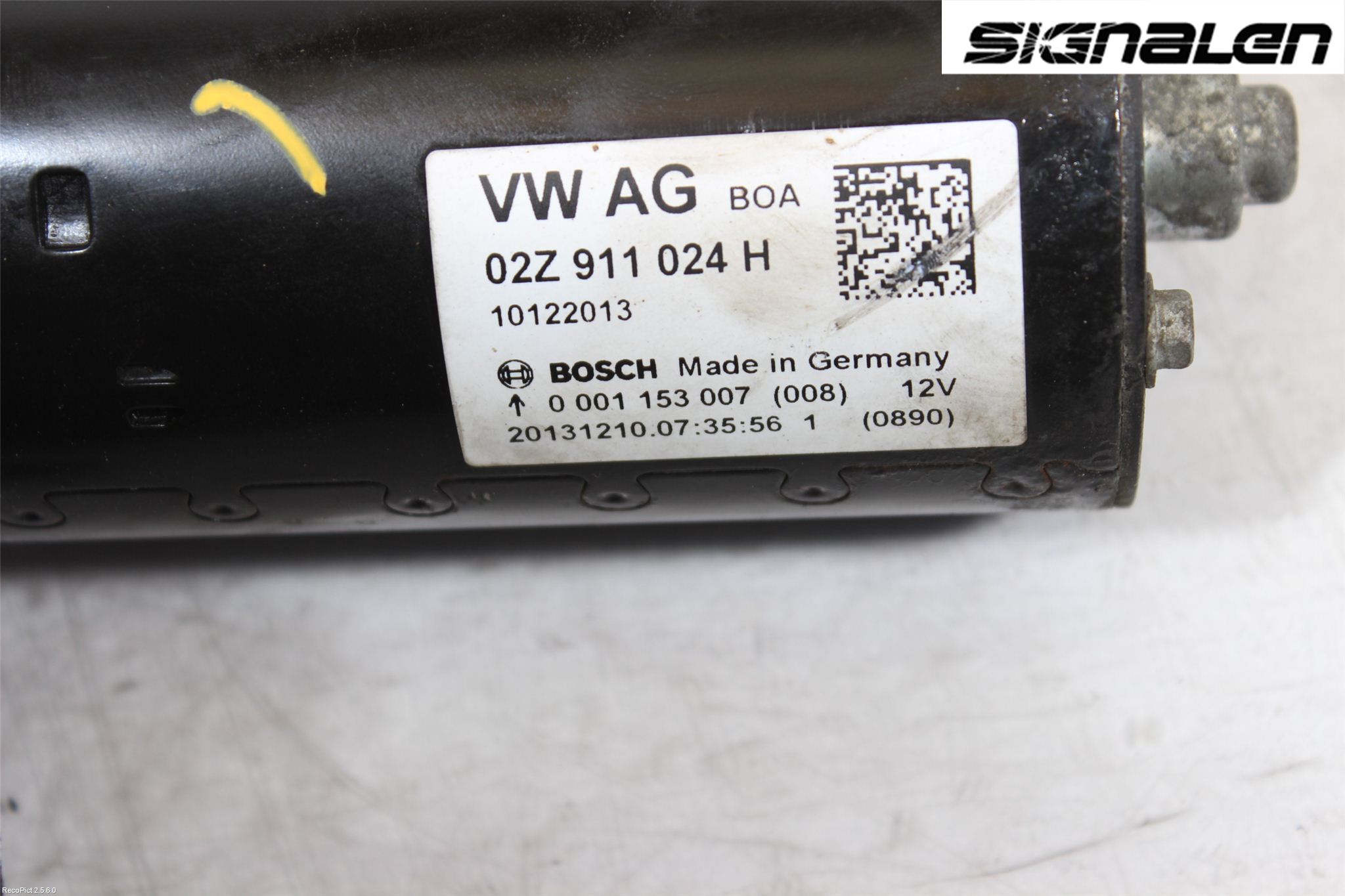 Skoda RAPID Startmotor Diesel