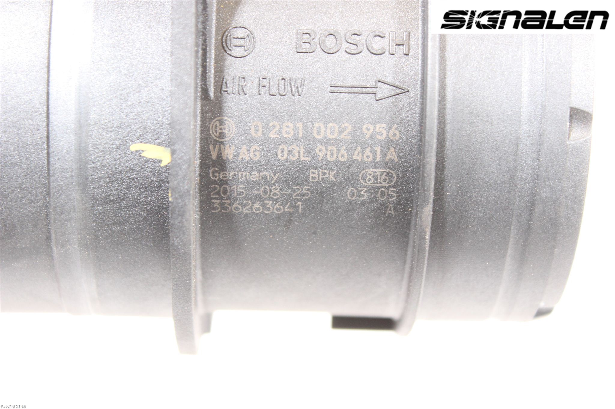 Skoda YETI Injluftmassamätare