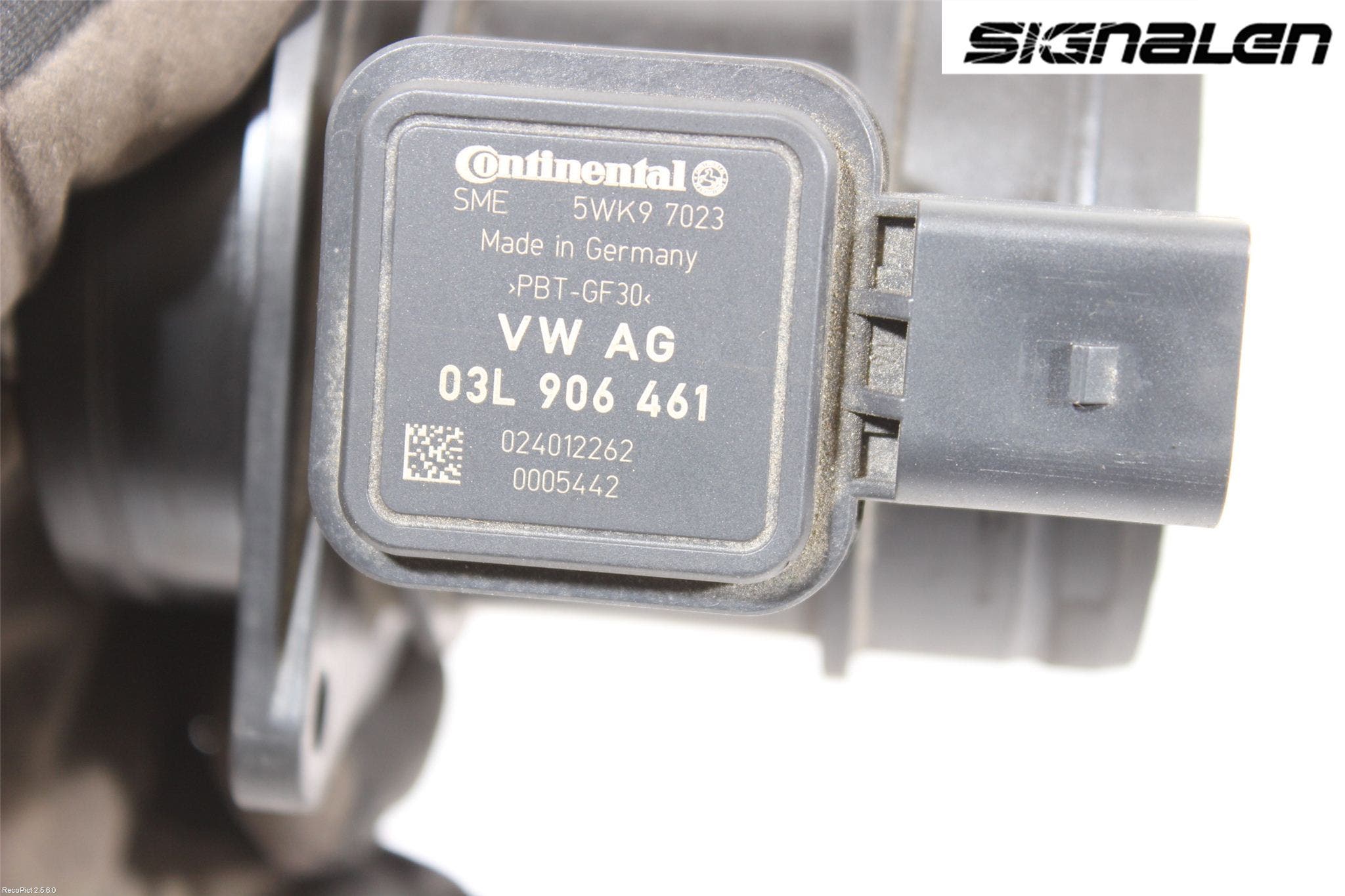 Volkswagen VW GOLF VI 09-13 Injluftmassamätare