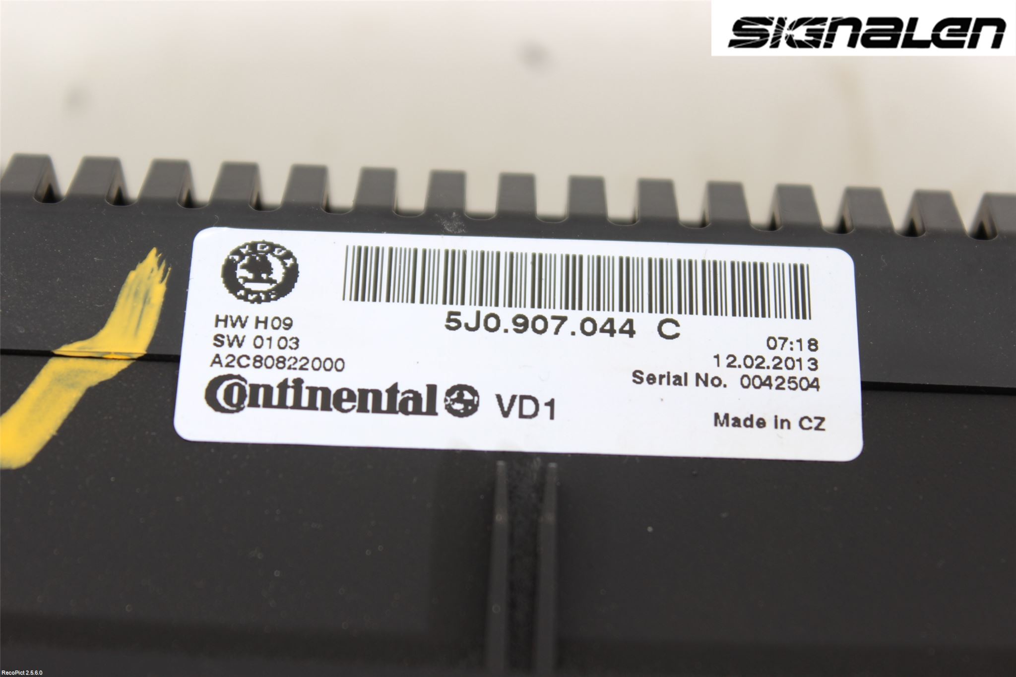 Skoda FABIA 07-14 Ac Styrenhet Ac Manöveren