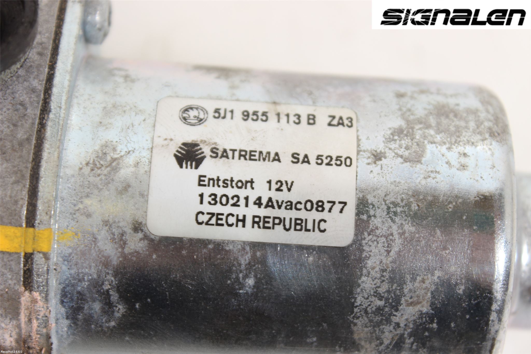 Skoda FABIA 07-14 Torkarmotor Vindruta