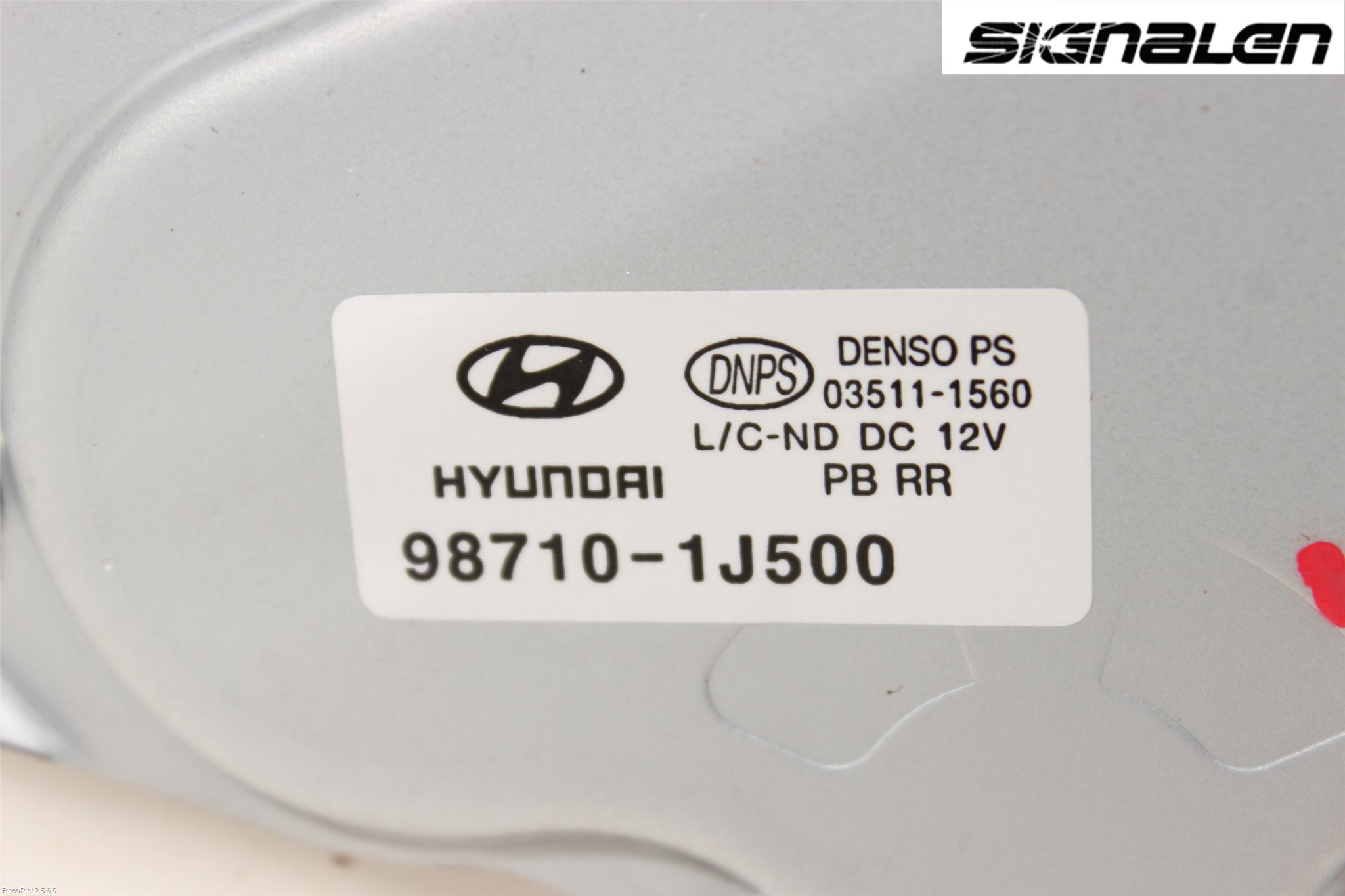 Hyundai ix20 Torkarmotor Baklucka