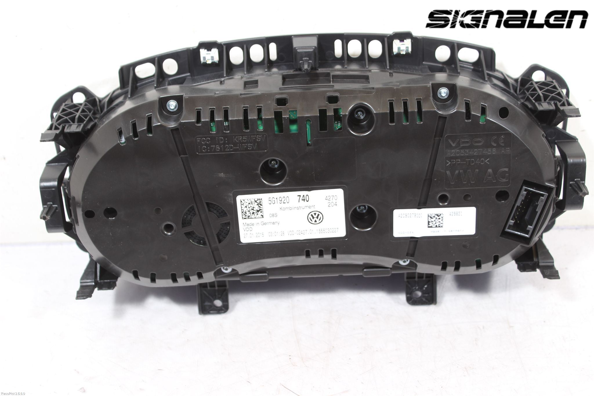 Volkswagen VW GOLF / E-GOLF VII 13-20 Instrument Komb