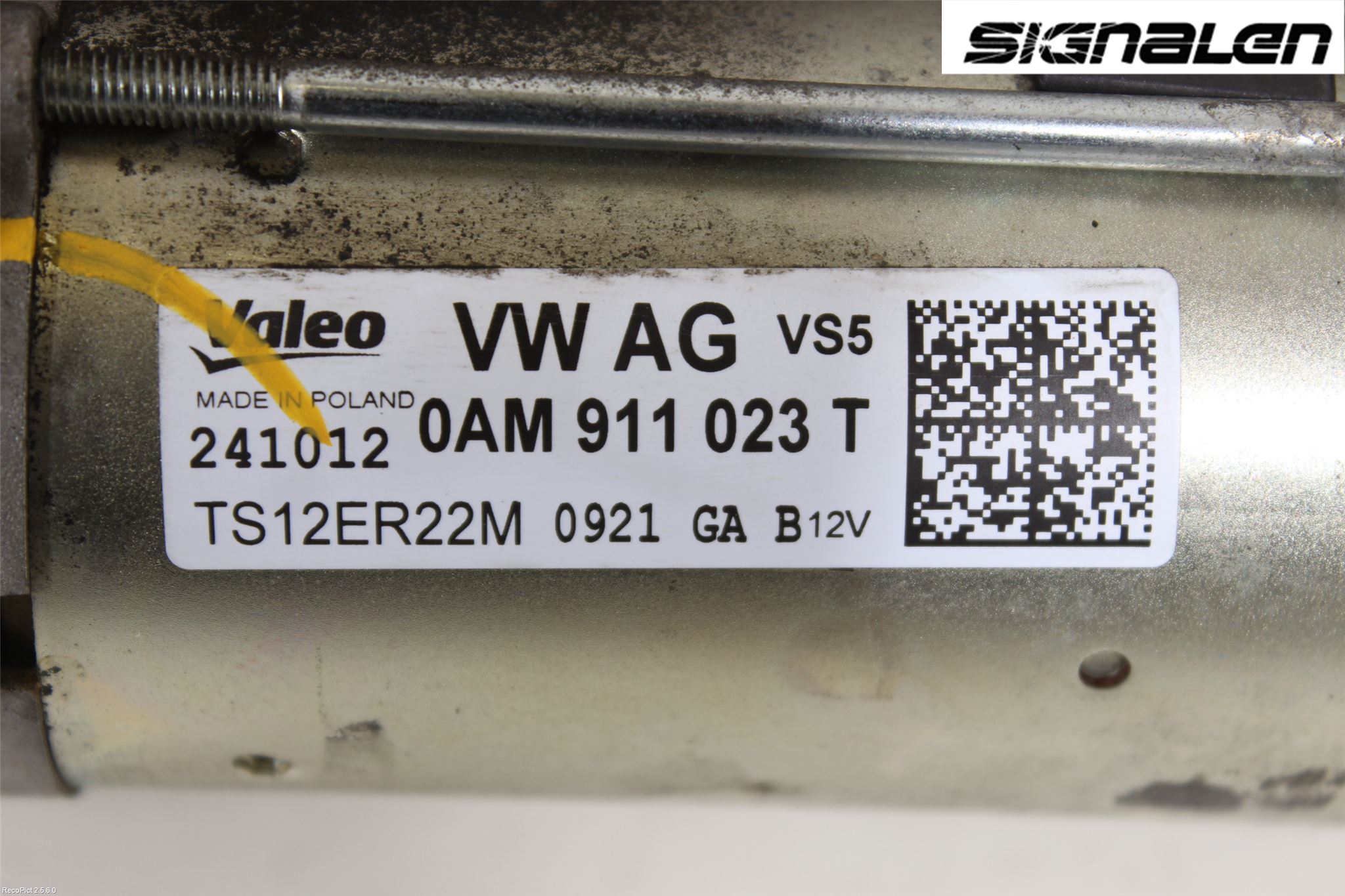 Volkswagen VW PASSAT 11-14 Startmotor