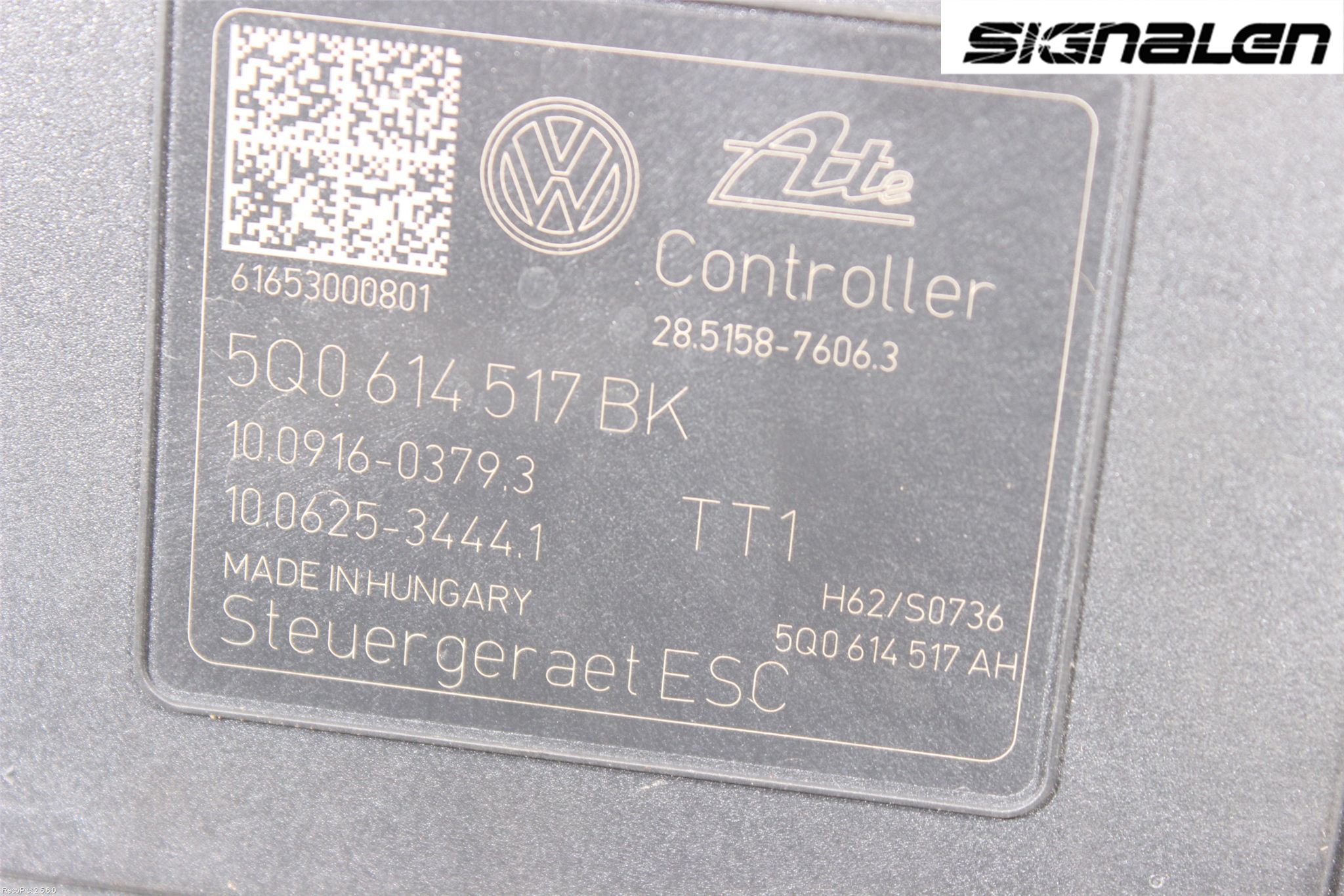 Volkswagen VW GOLF / E-GOLF VII 13-20 Abs Hydraulaggregat