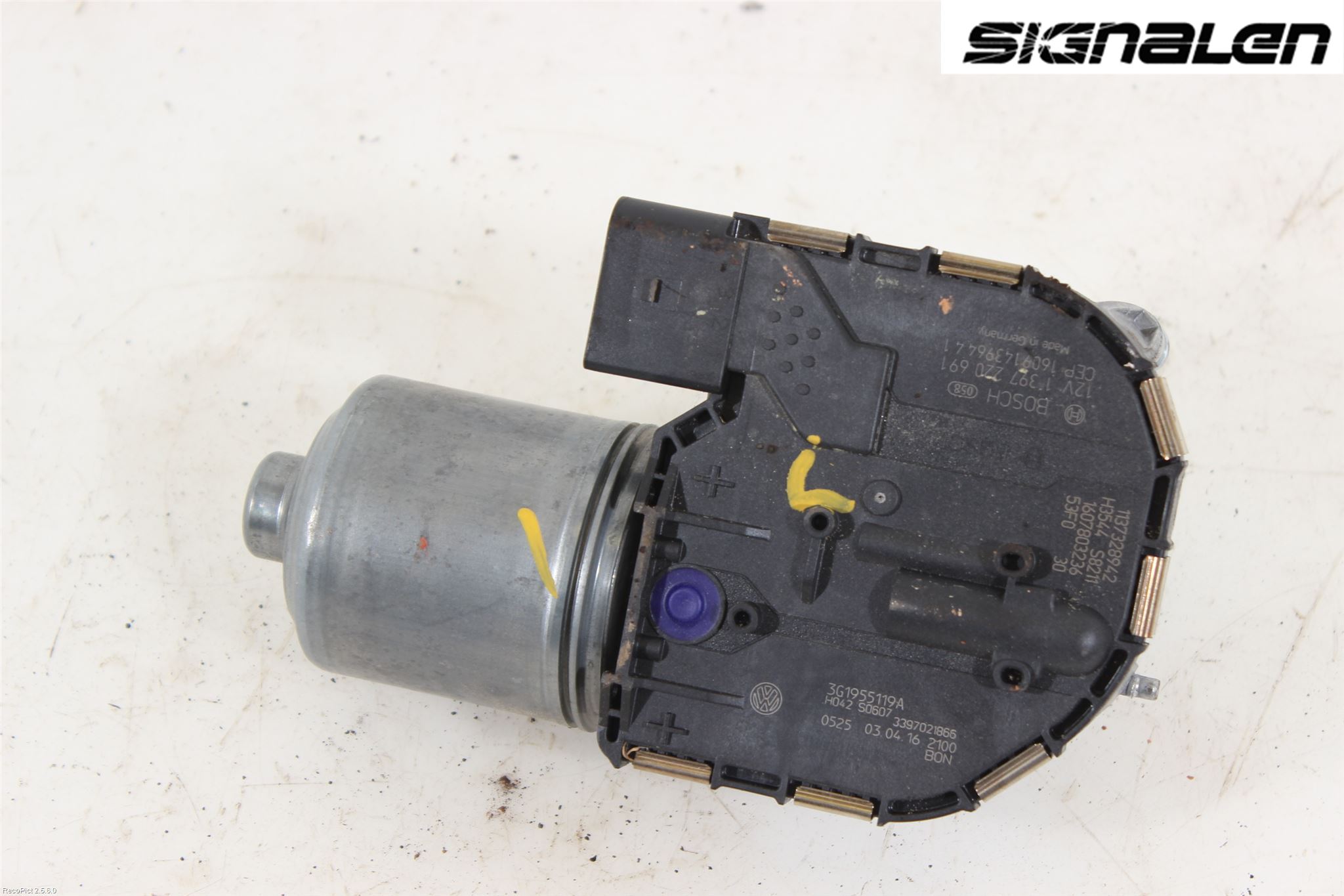 Volkswagen VW PASSAT 15-19 Torkarmotor Vindruta