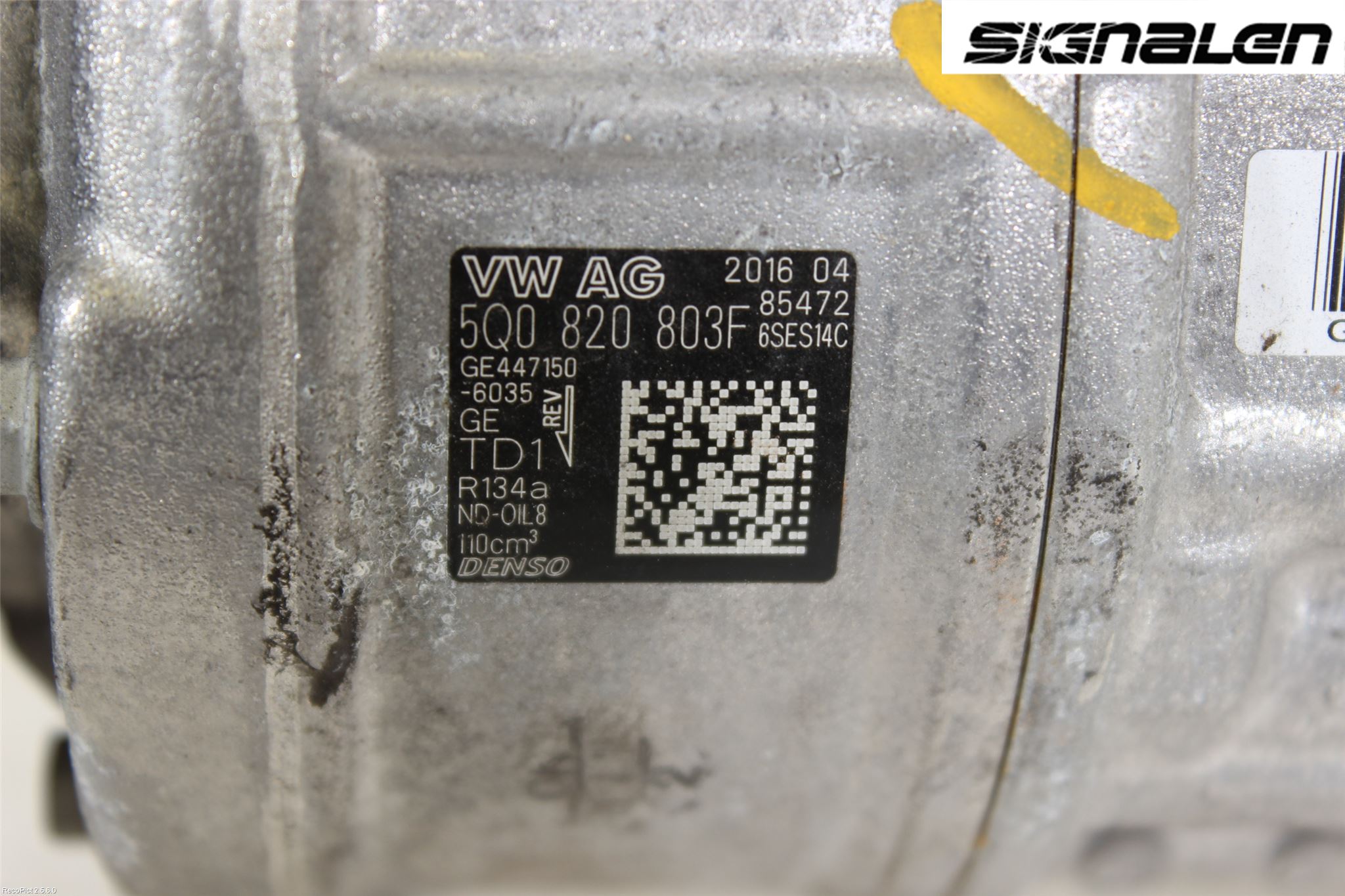 Volkswagen VW PASSAT 15-19 Ac Kompressor